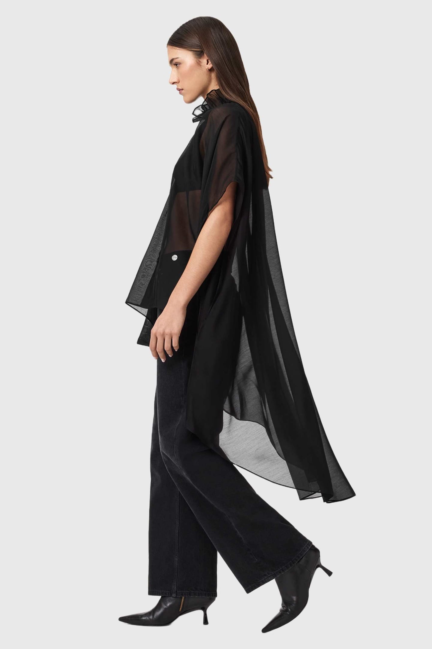 SEZ TULLE CAPE BLACK 3