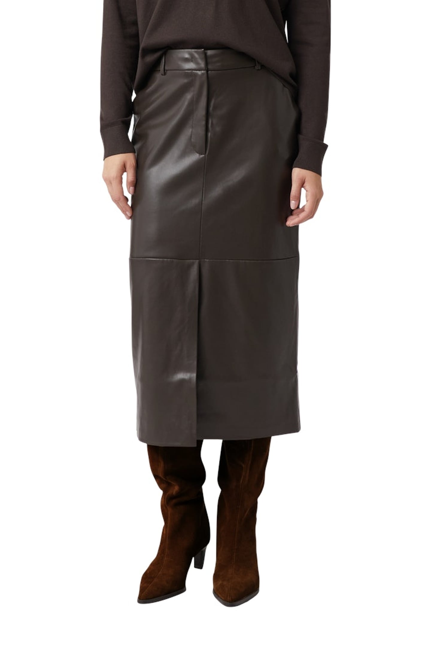 SKIRTS DARK BROWN 1