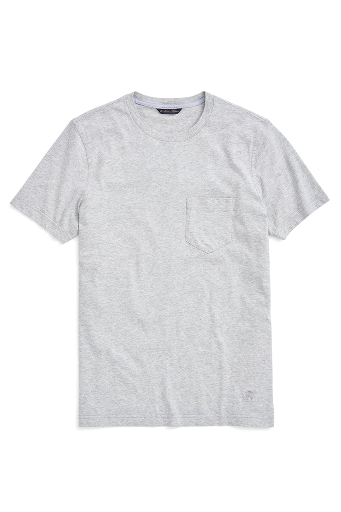 SUPIMA CREWNECK COTTON T-SHIRT GREY 5