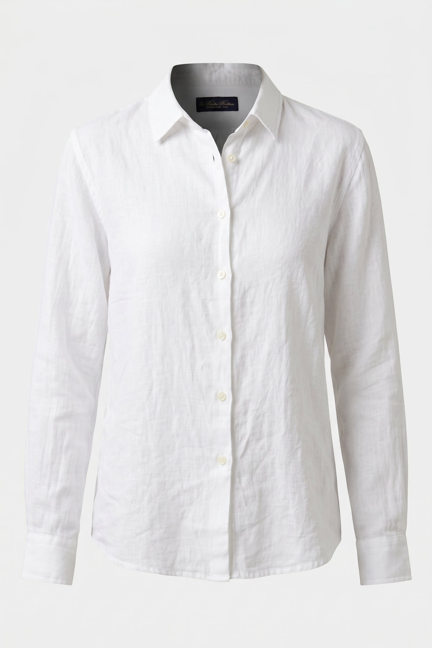 LINEN PLAIN OVERSHIRT WHITE 4