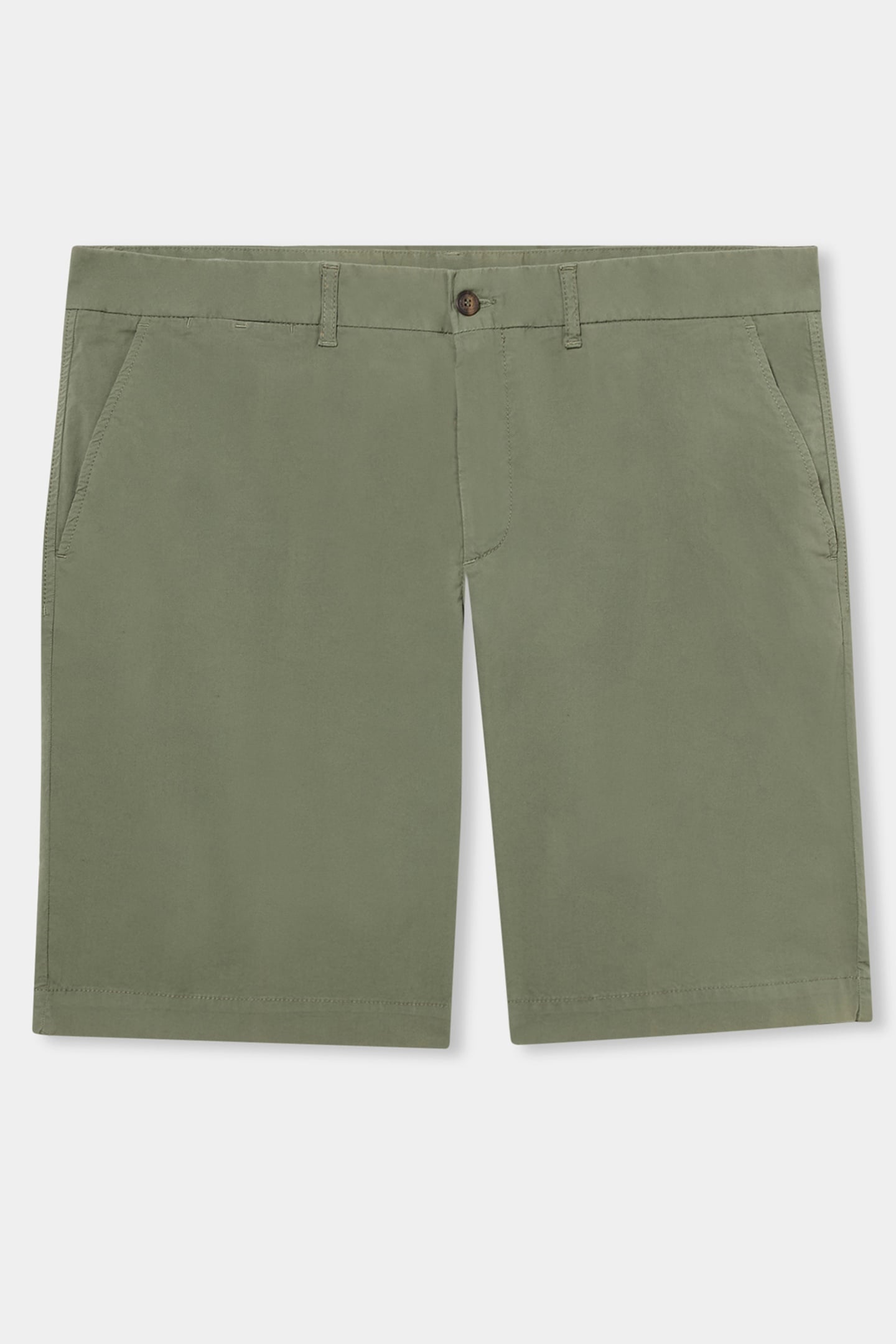 BERMUDA CLASSIC COTTON MILITARY GREEN 3