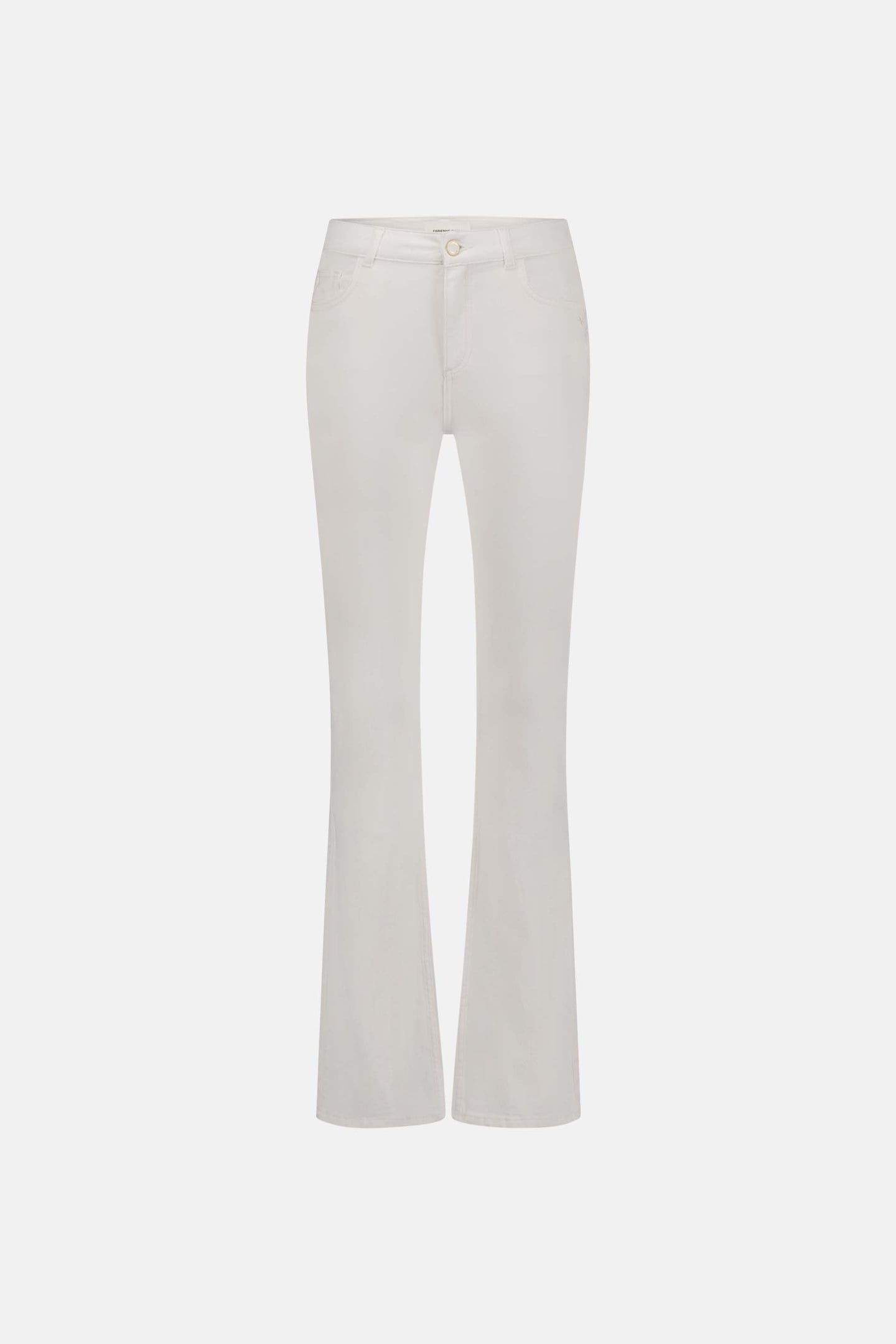 EVA FLARE JEANS CREAM WHITE 4