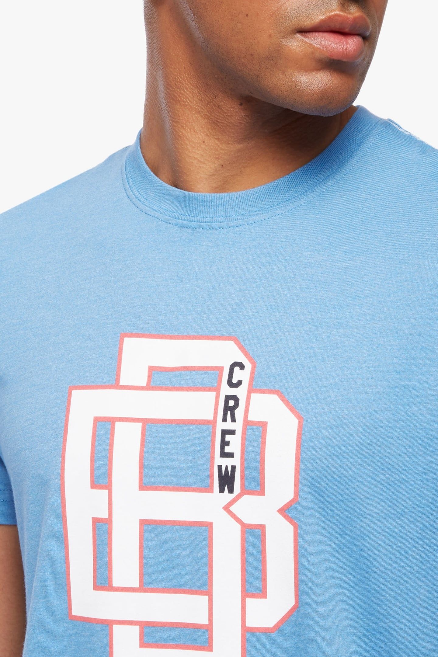 BROOKS BROTHERS GRAPHIC T-SHIRT OPEN BLUE 5