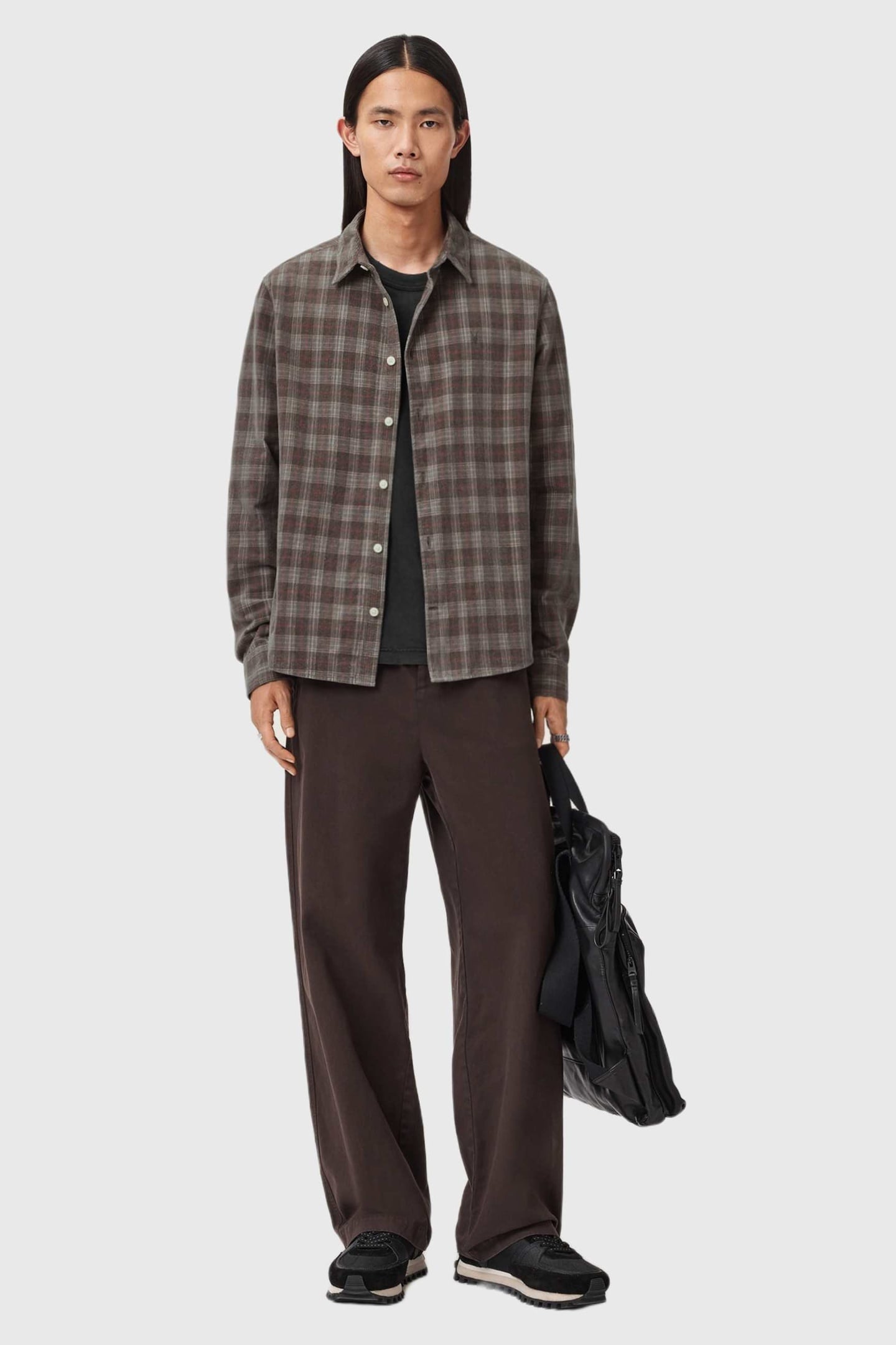 TORIN LS SHIRT DUSKY GREY 1