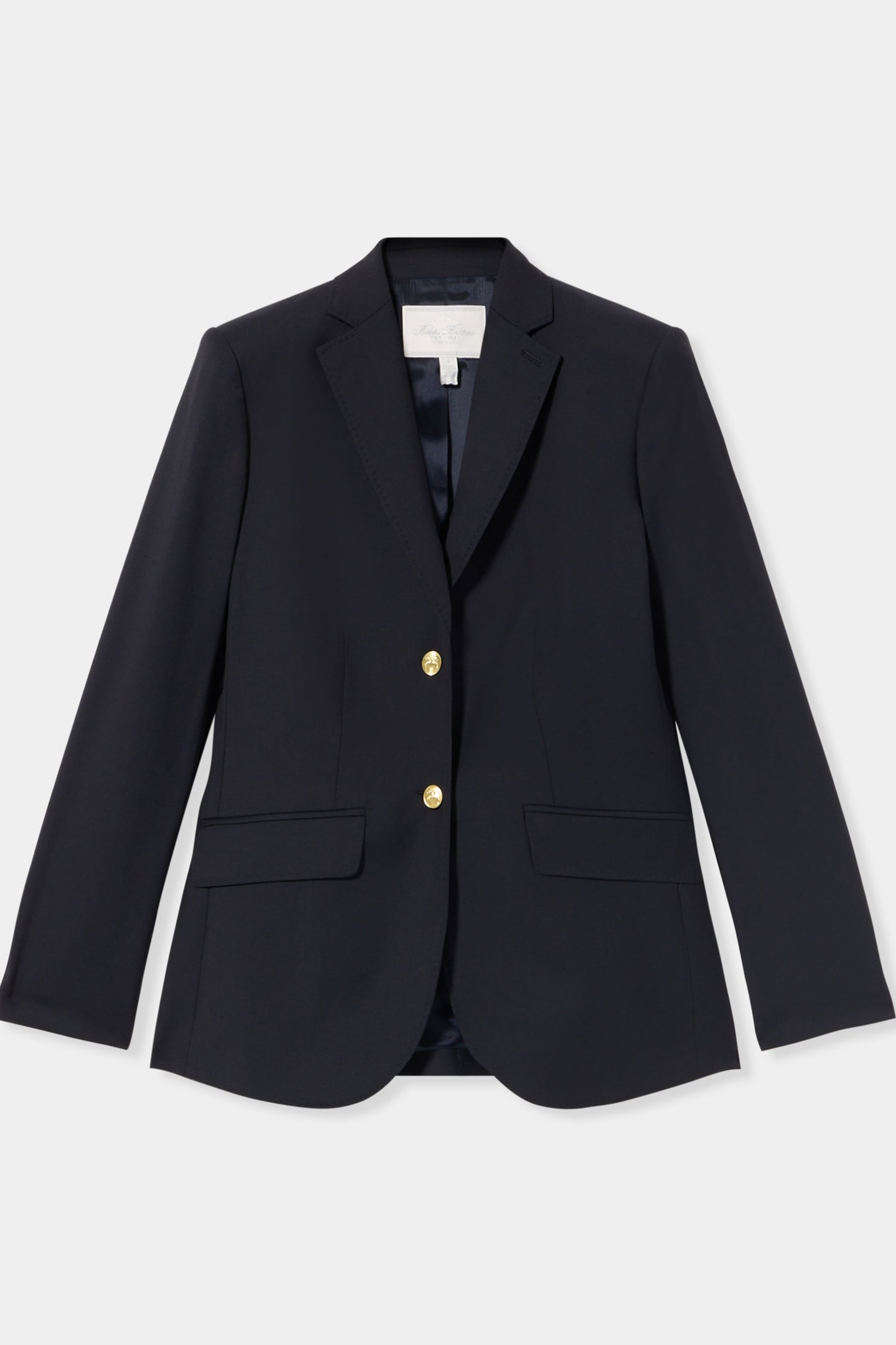 WOOL BLAZER WITH GOLD SHANK BUTTONS NAVY 4