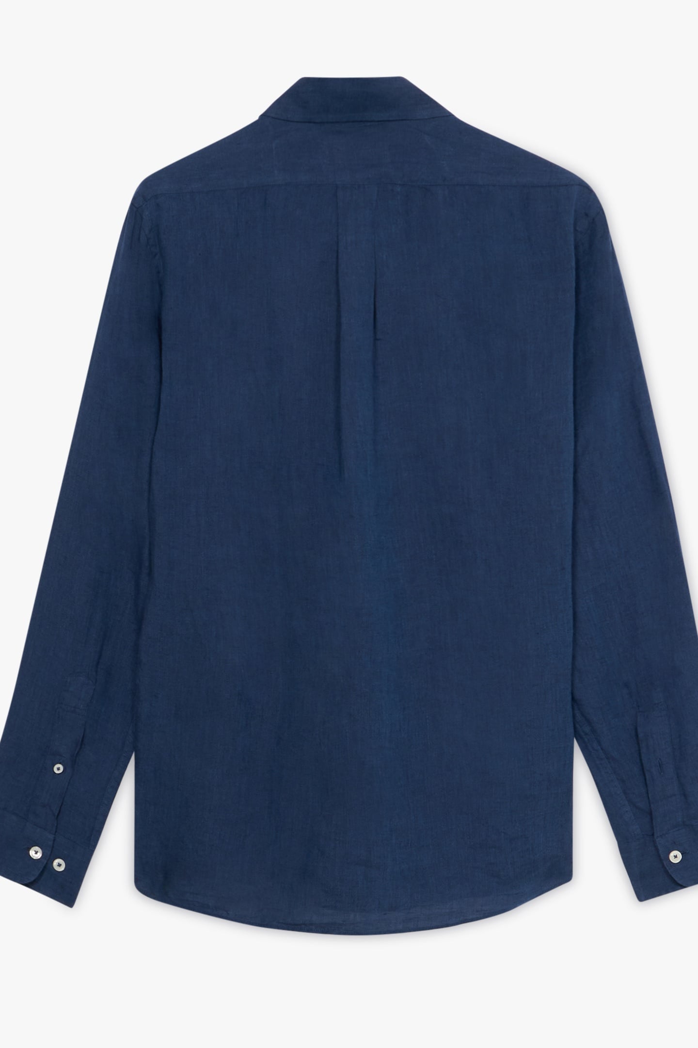 BUTTON DOWN SHIRT LINEN NAVY 3