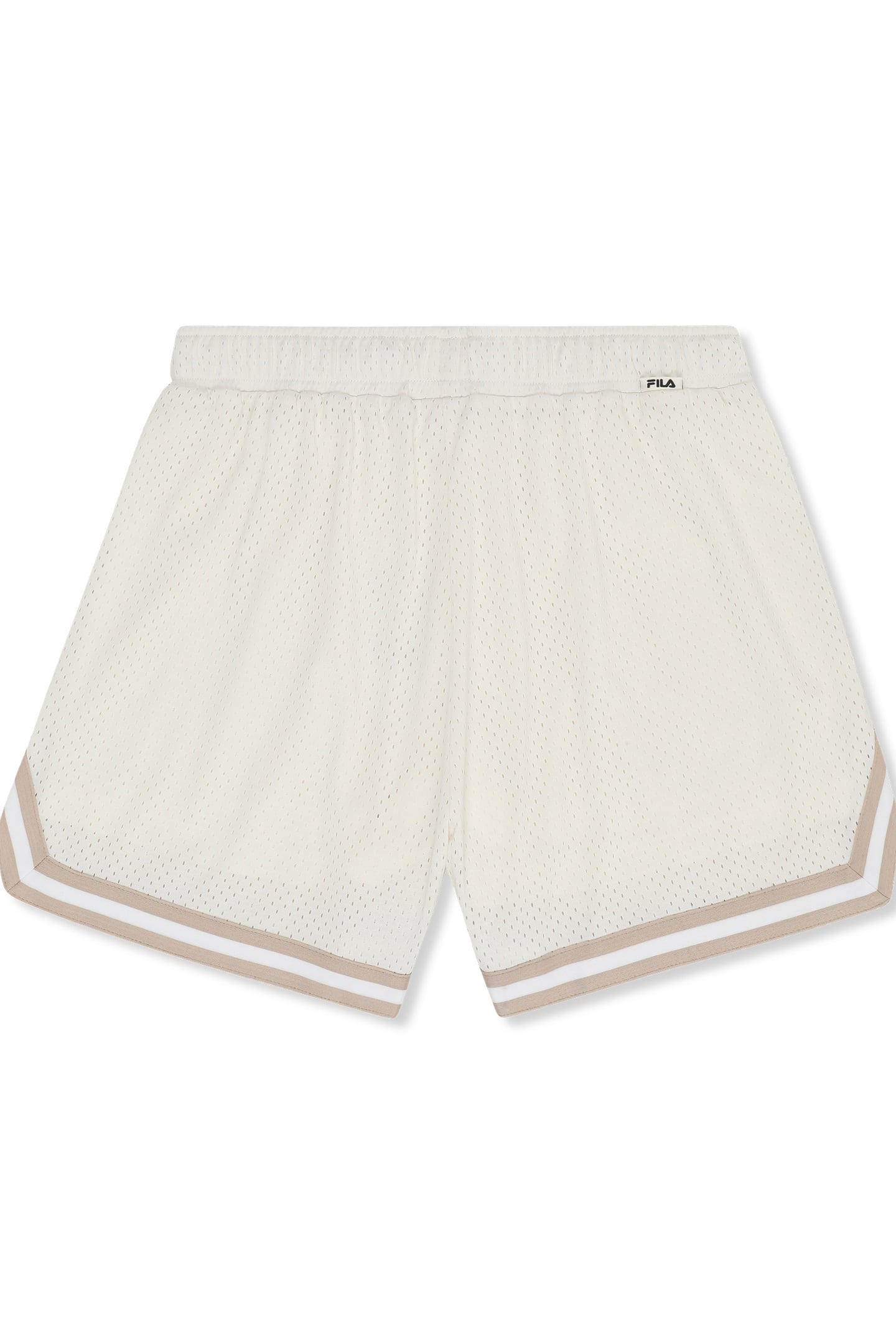 VILLANOVA RELAXED MESH SHORTS EGRET 4