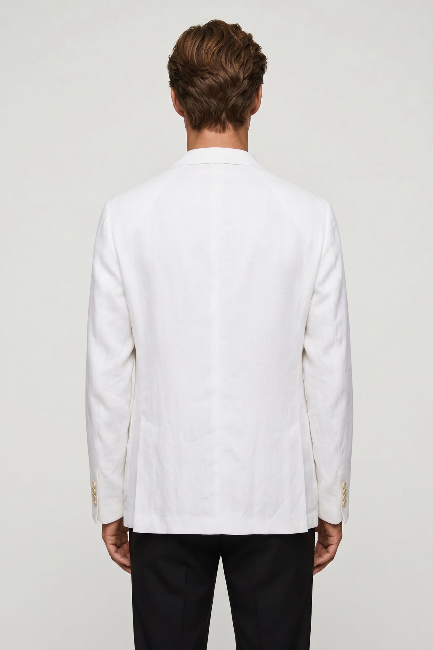 JACKET REGULAR LINING LINEN WHITE 2
