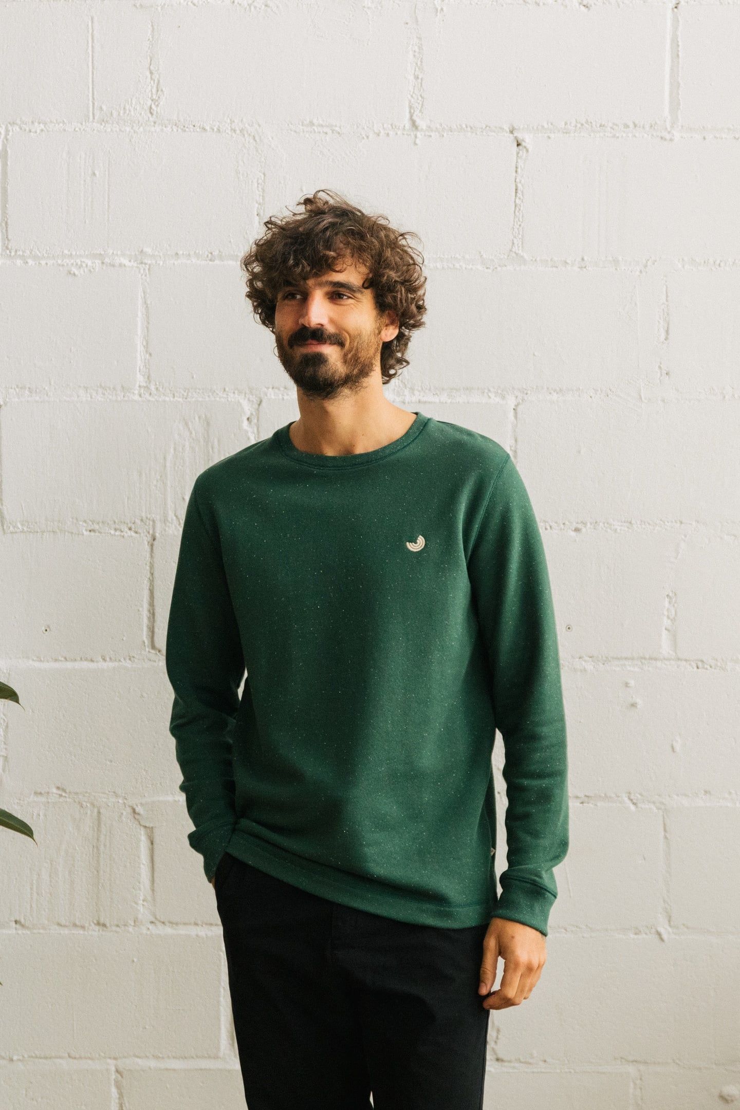 NEIAFU SWEATSHIRT DARK GREEN 1
