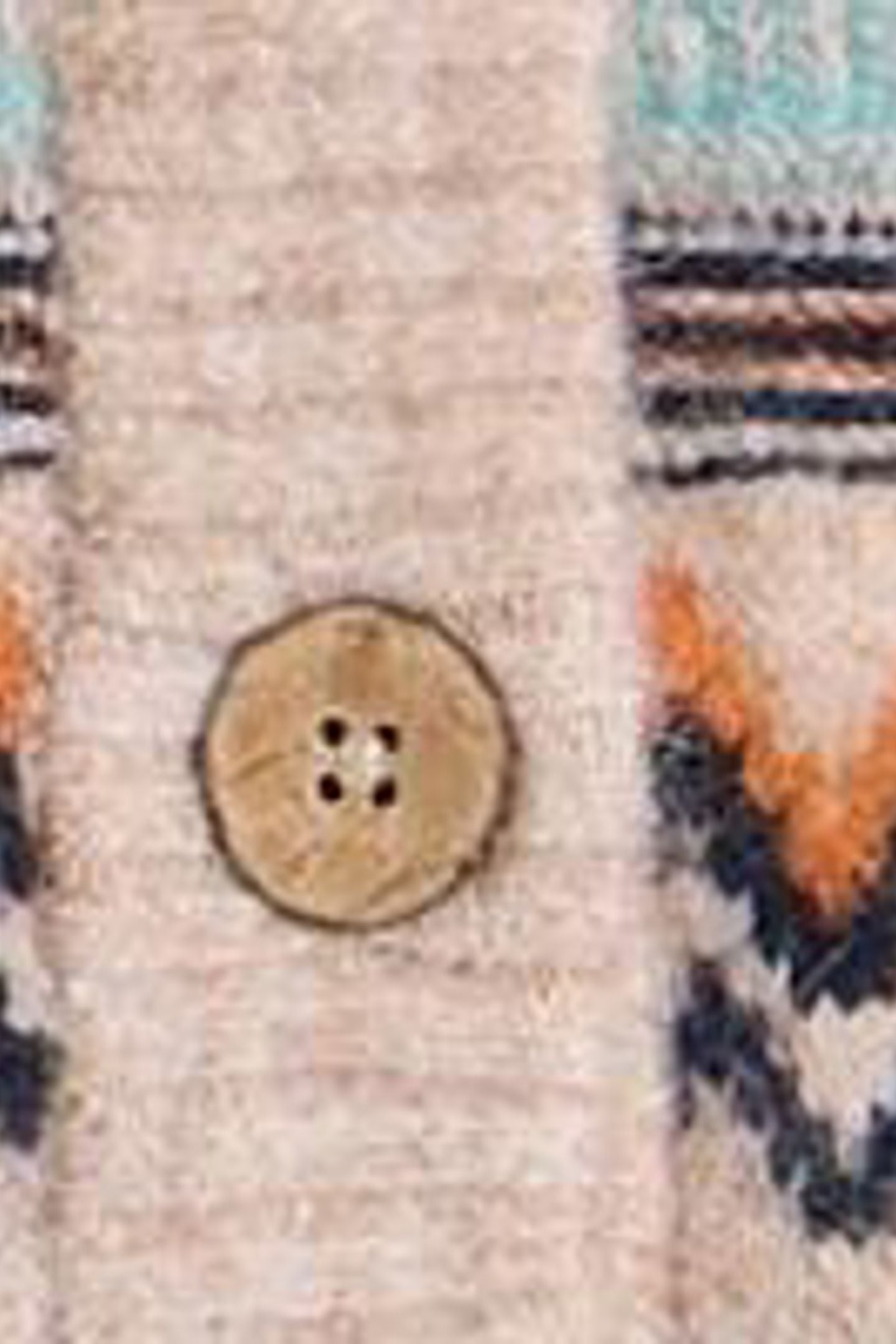 GEORGINA FAIRISLE CARDI NATURAL MULTI 7
