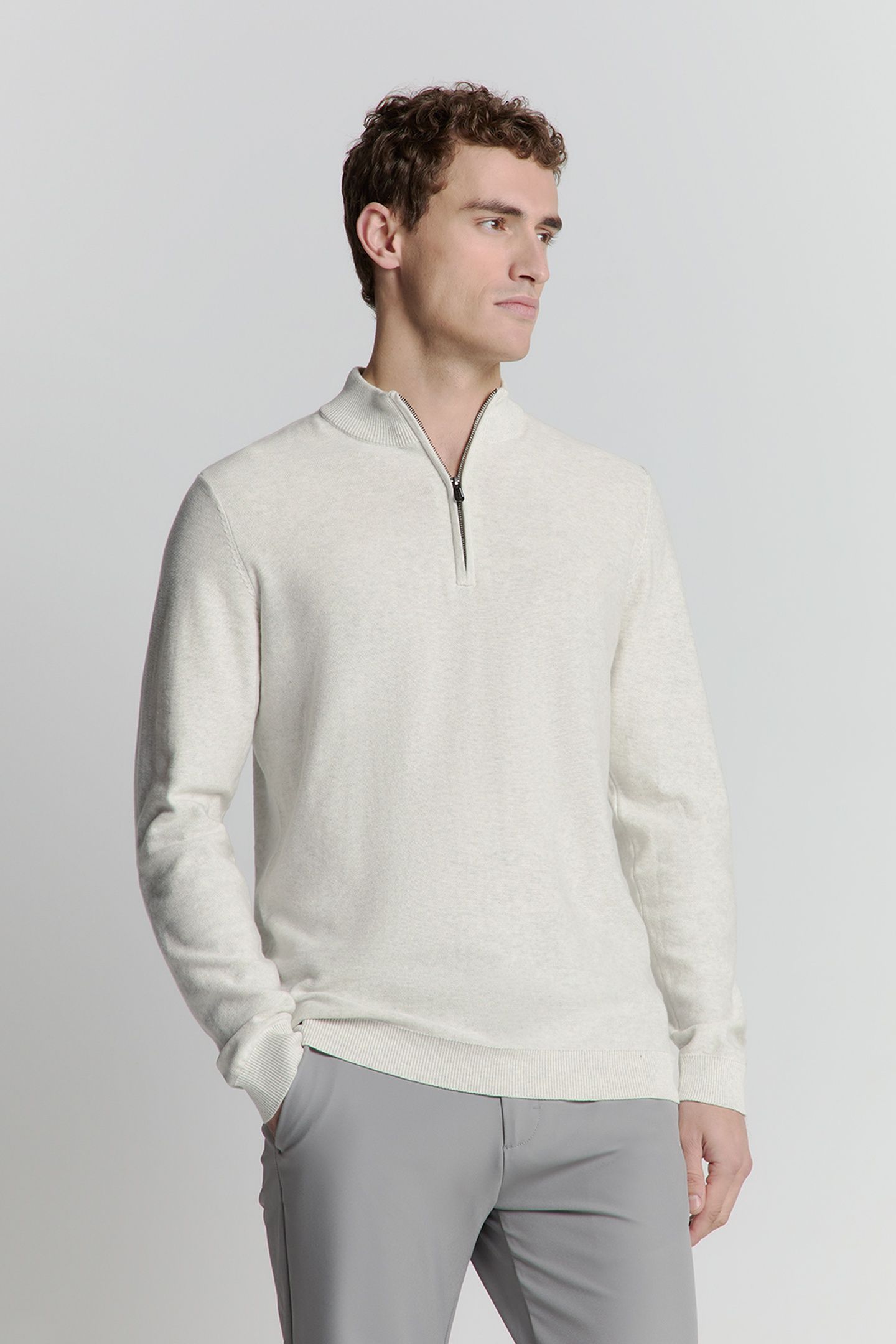 PULLOVER HALF ZIP MELANGE KIT 3