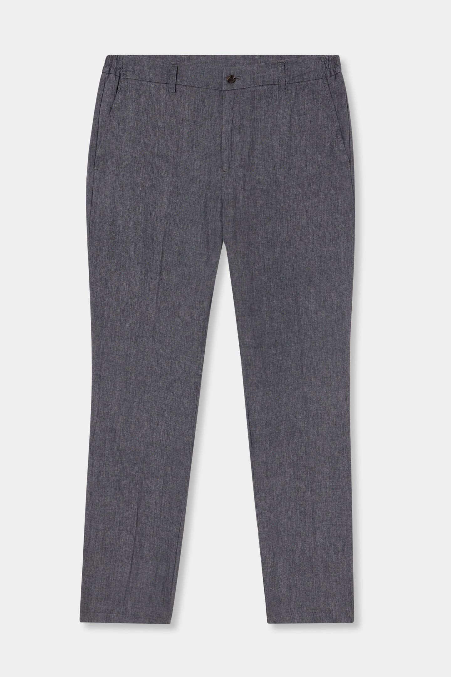 LINEN TROUSERS DARK GREY 4