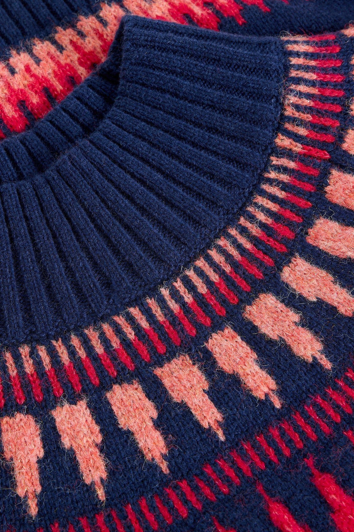 FIONA FAIRISLE JUMPER NAVY MULTI 8