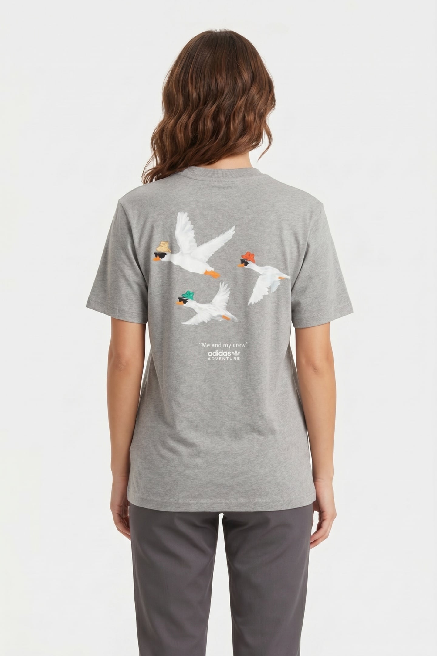 ORIGINALS UNISEX ADIDAS ADVENTURE GRAPHIC DUCKIES T-SHIRT 4