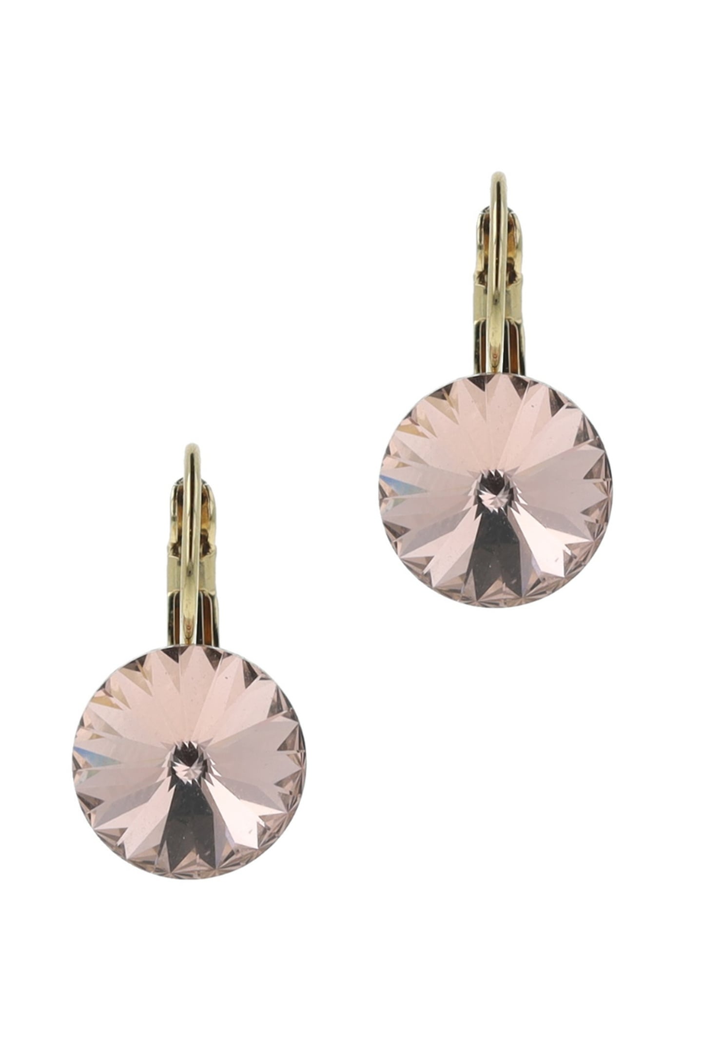 CLASSIC DISC EARRINGS BLUSH ROSE 1