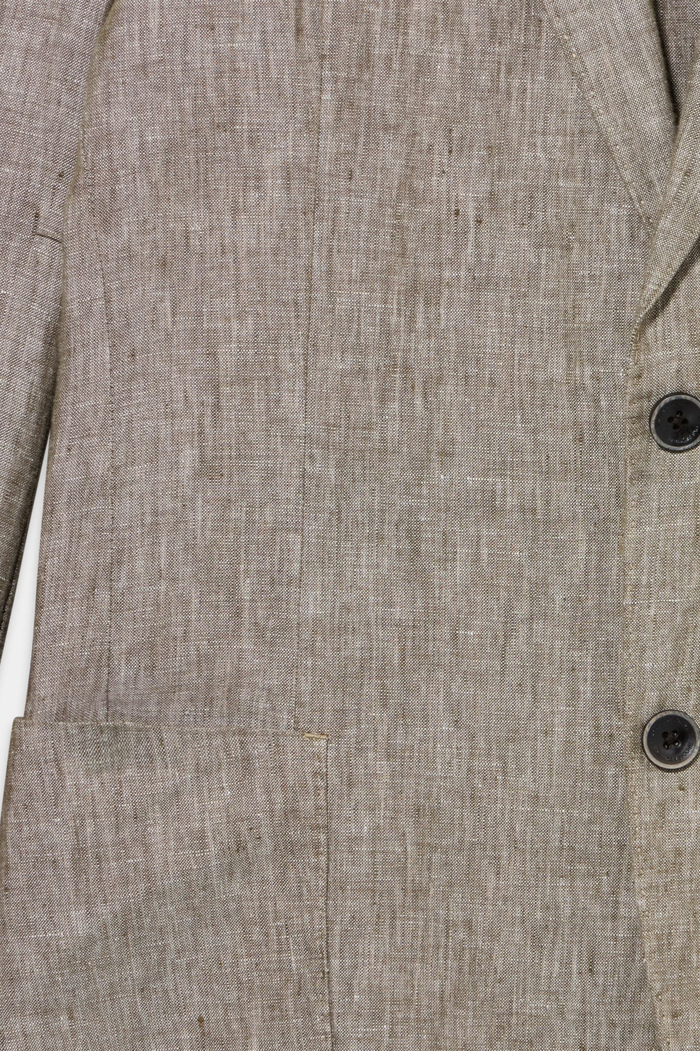 JACKET REGULAR LINING LINEN LIGHT BROWN 6