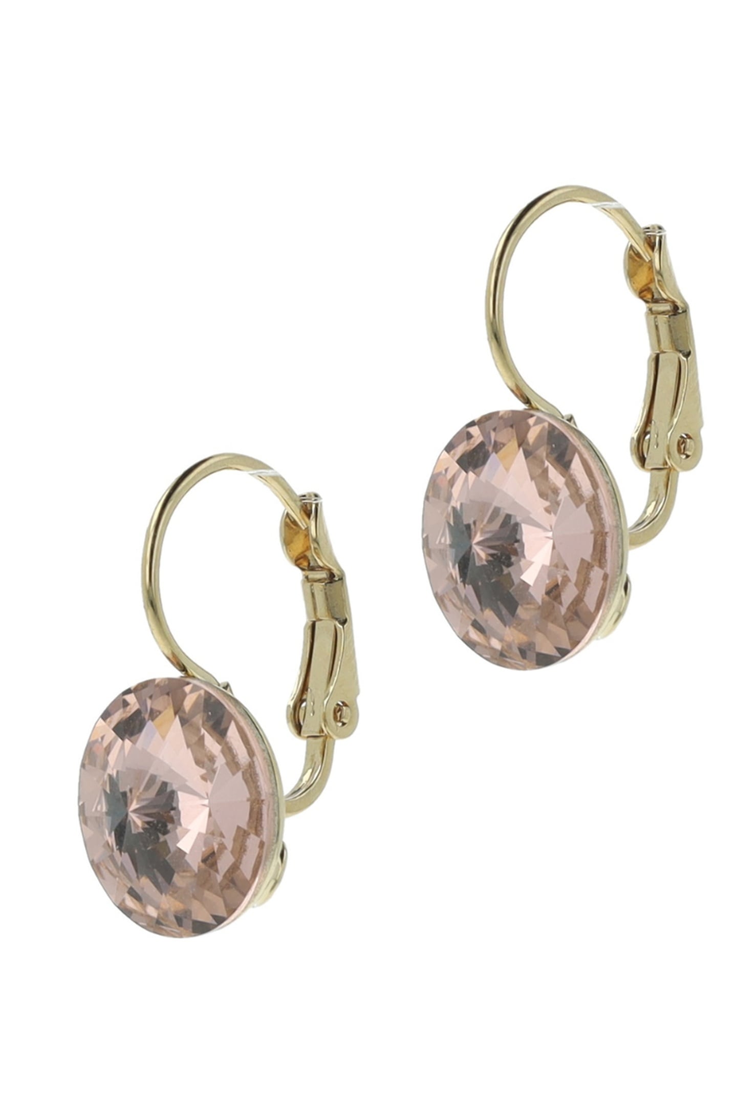 CLASSIC DISC EARRINGS BLUSH ROSE 2