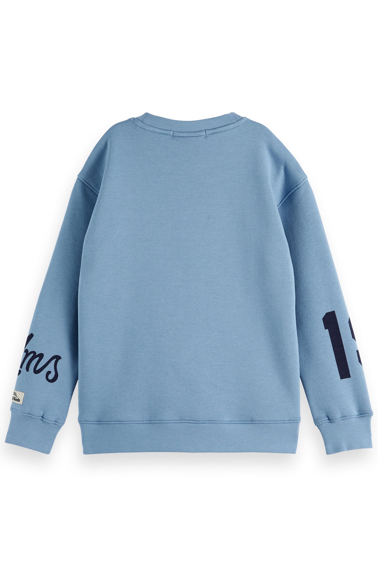 BOY LOOSE-FIT PLACED ARTWORK SWEATSHIRT FADED DENIM 2