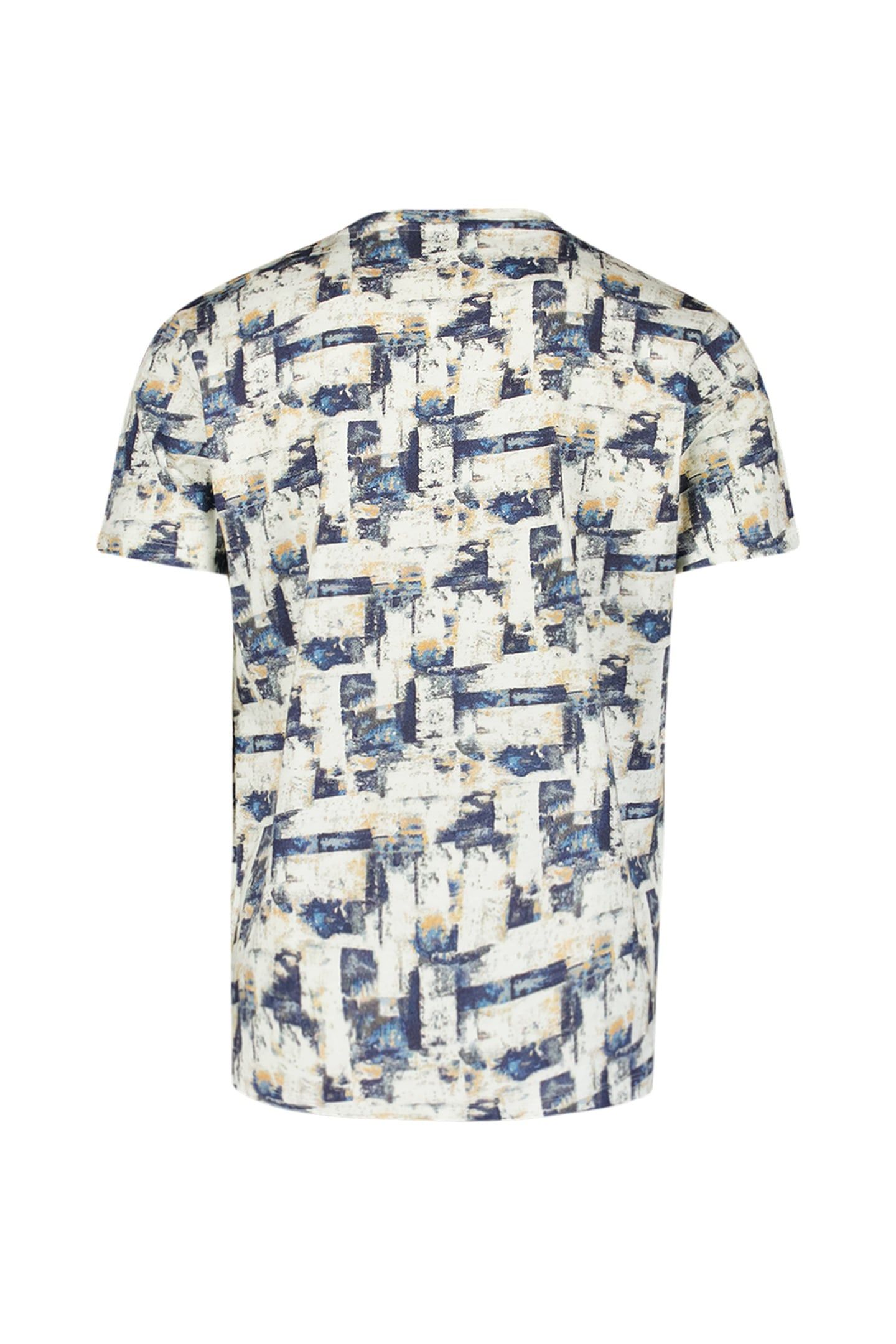 T-SHIRT CREWNECK ALLOVER PRINTED BLUE 6