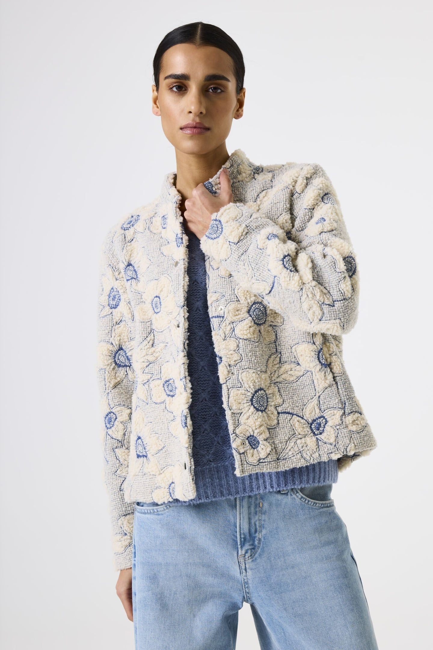 LADIES JACKET SOFT IVORY 1