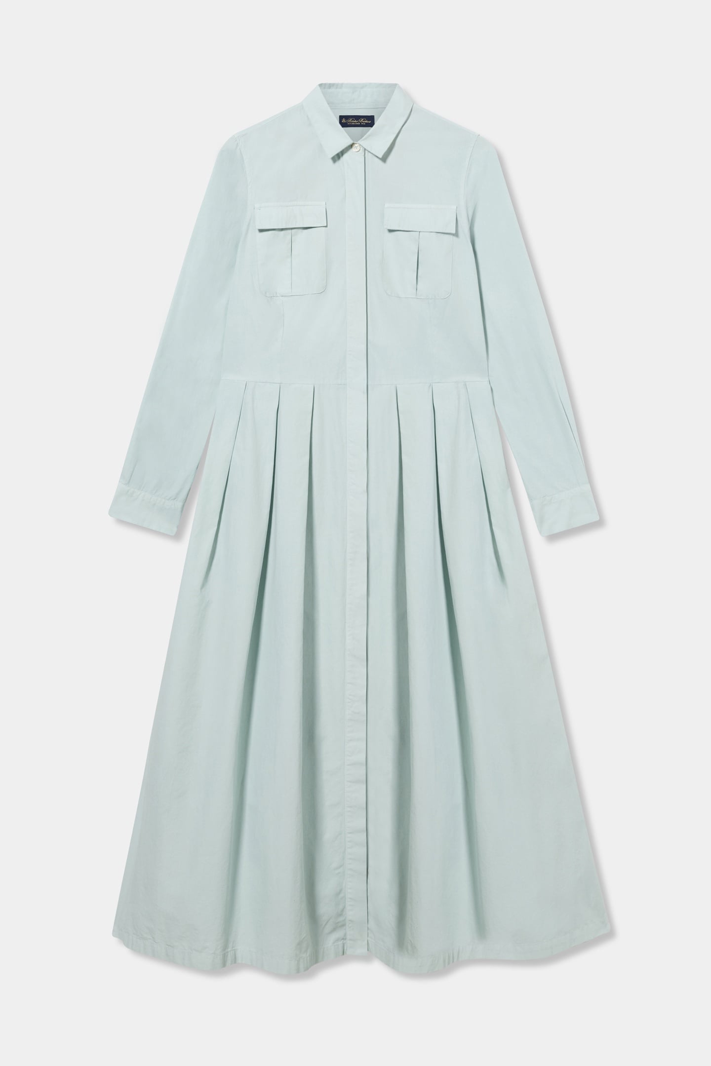 SHIRT DRESS W/POCKETS COTTON SAGE 3