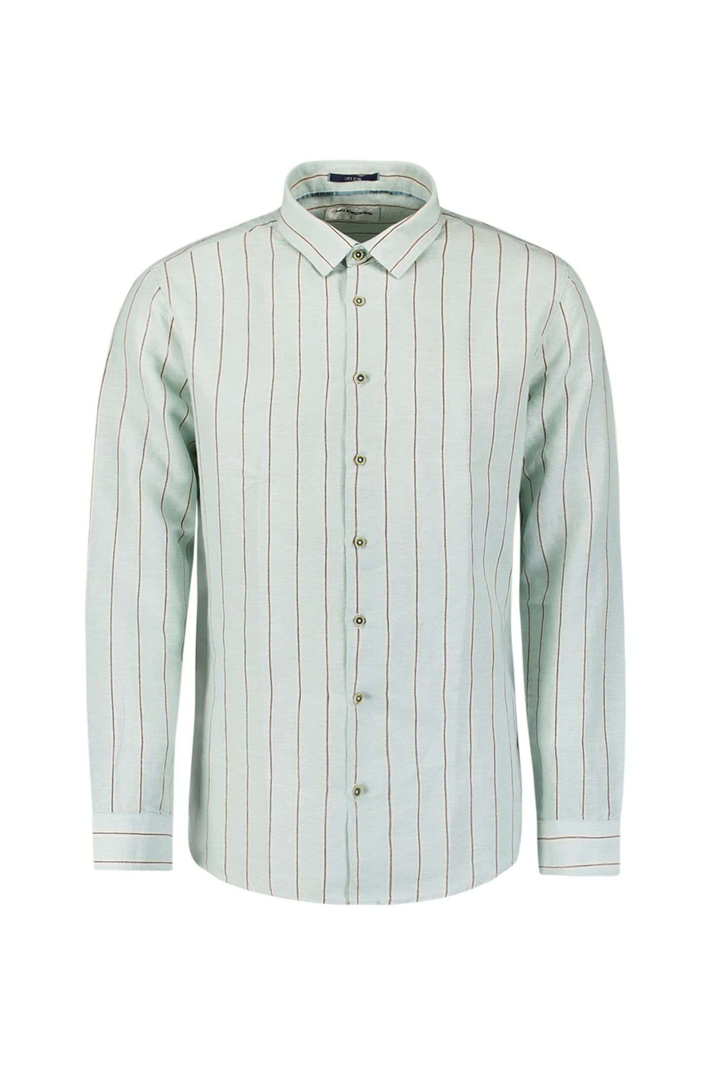 SHIRT VERTICAL STRIPES WITH LINEN ICE 1