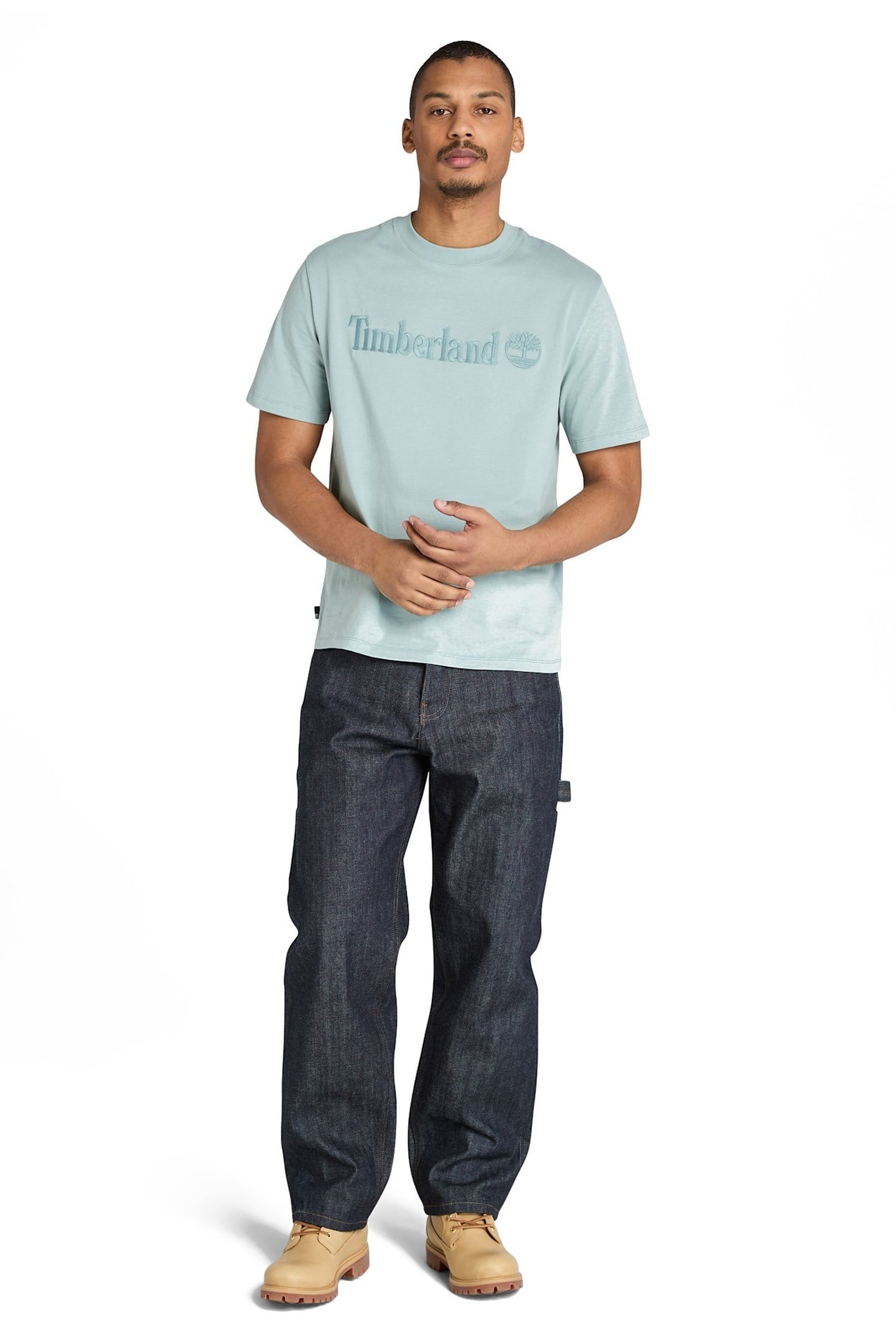 HAMPTHON SHORT SLEEVE TEE SILVER BLUE 2