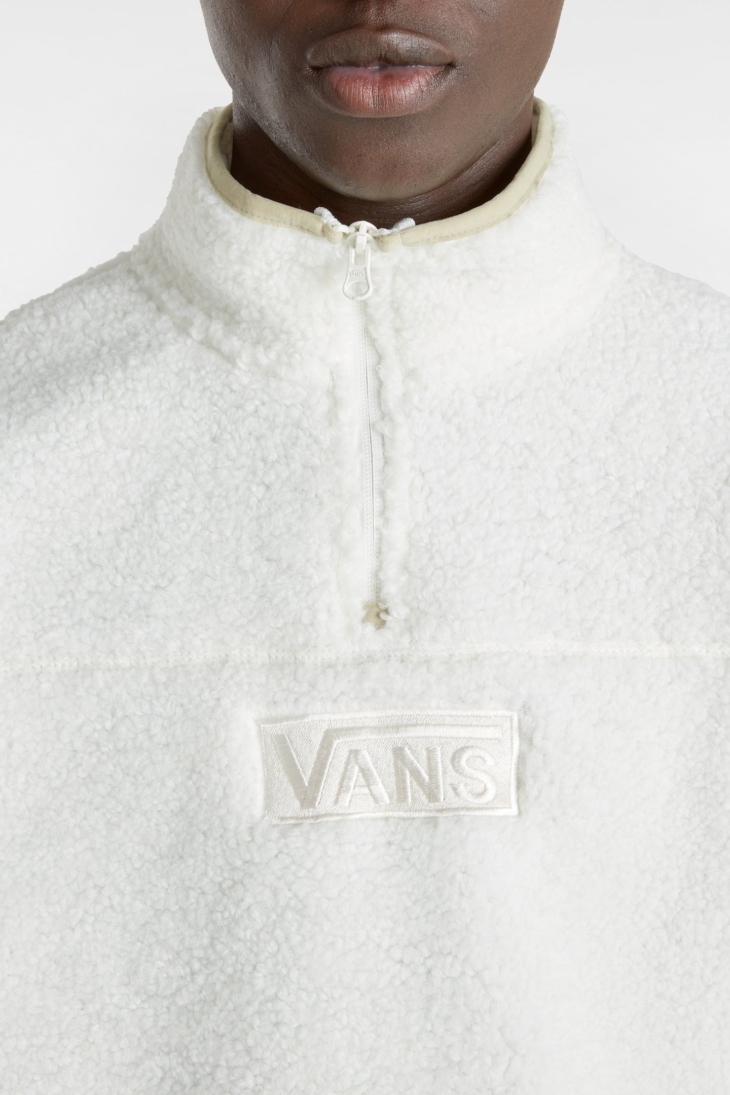 UNISEX BOXED SHERPA QZIP MARSHMALLOW 10