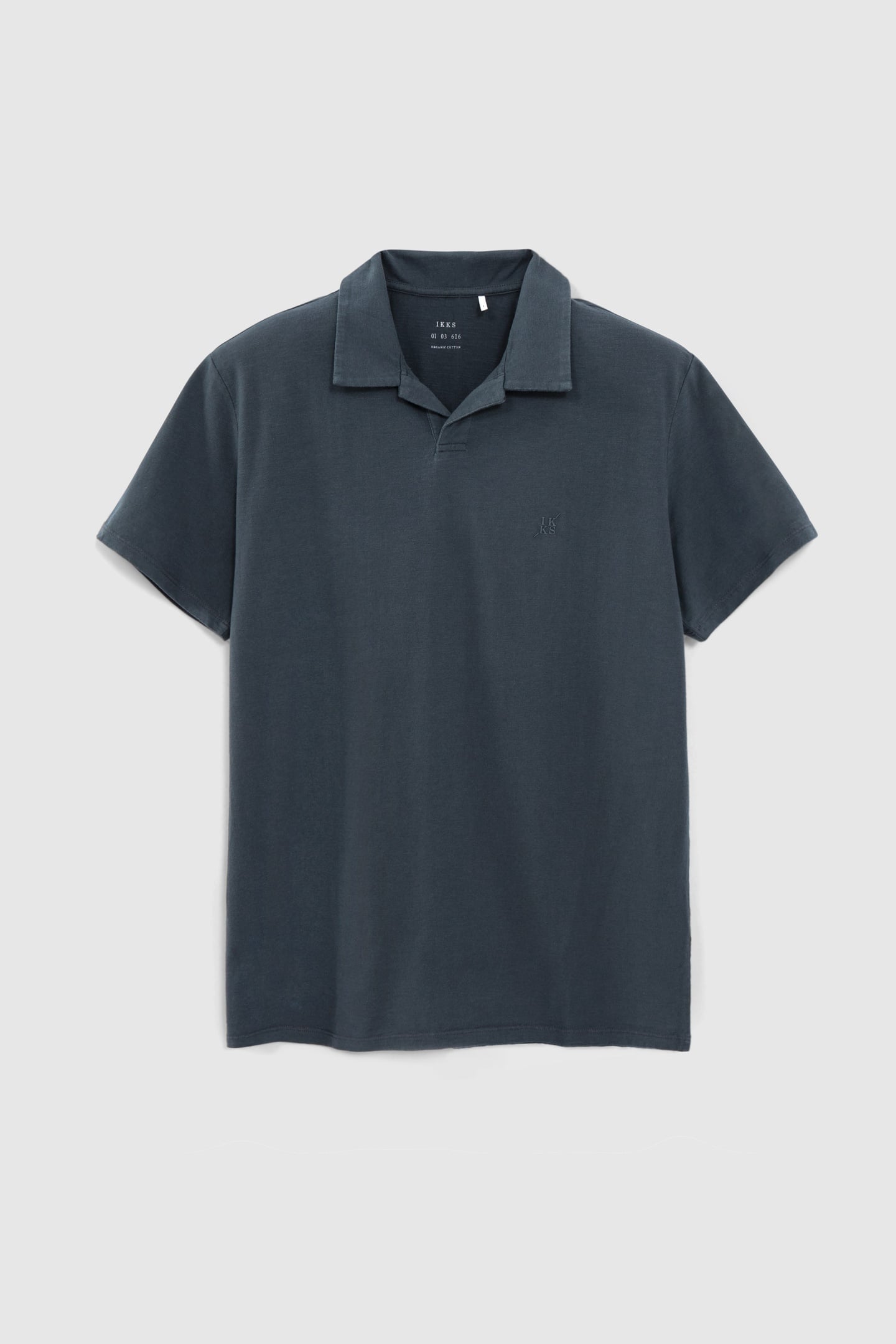 SLATE ORGANIC SLUB COTTON ESSENTIAL T-SHIRT 5