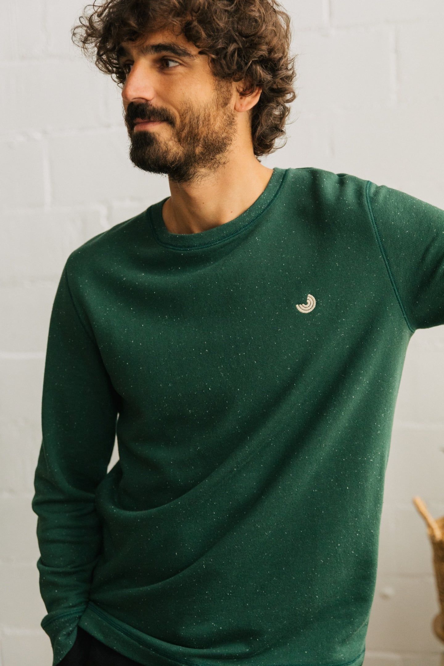 NEIAFU SWEATSHIRT DARK GREEN 4