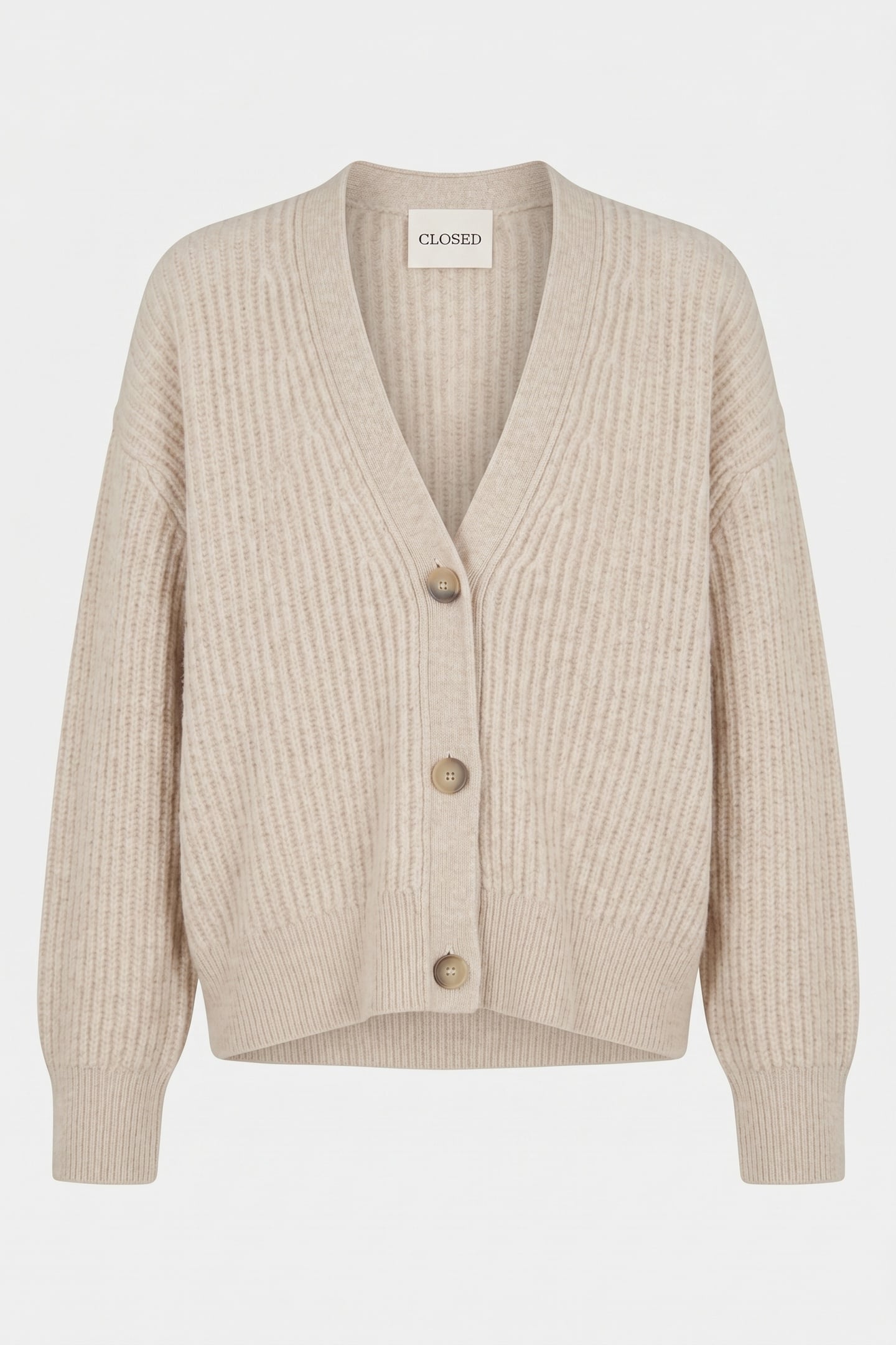 VNECK CARDIGAN BARLEY 3
