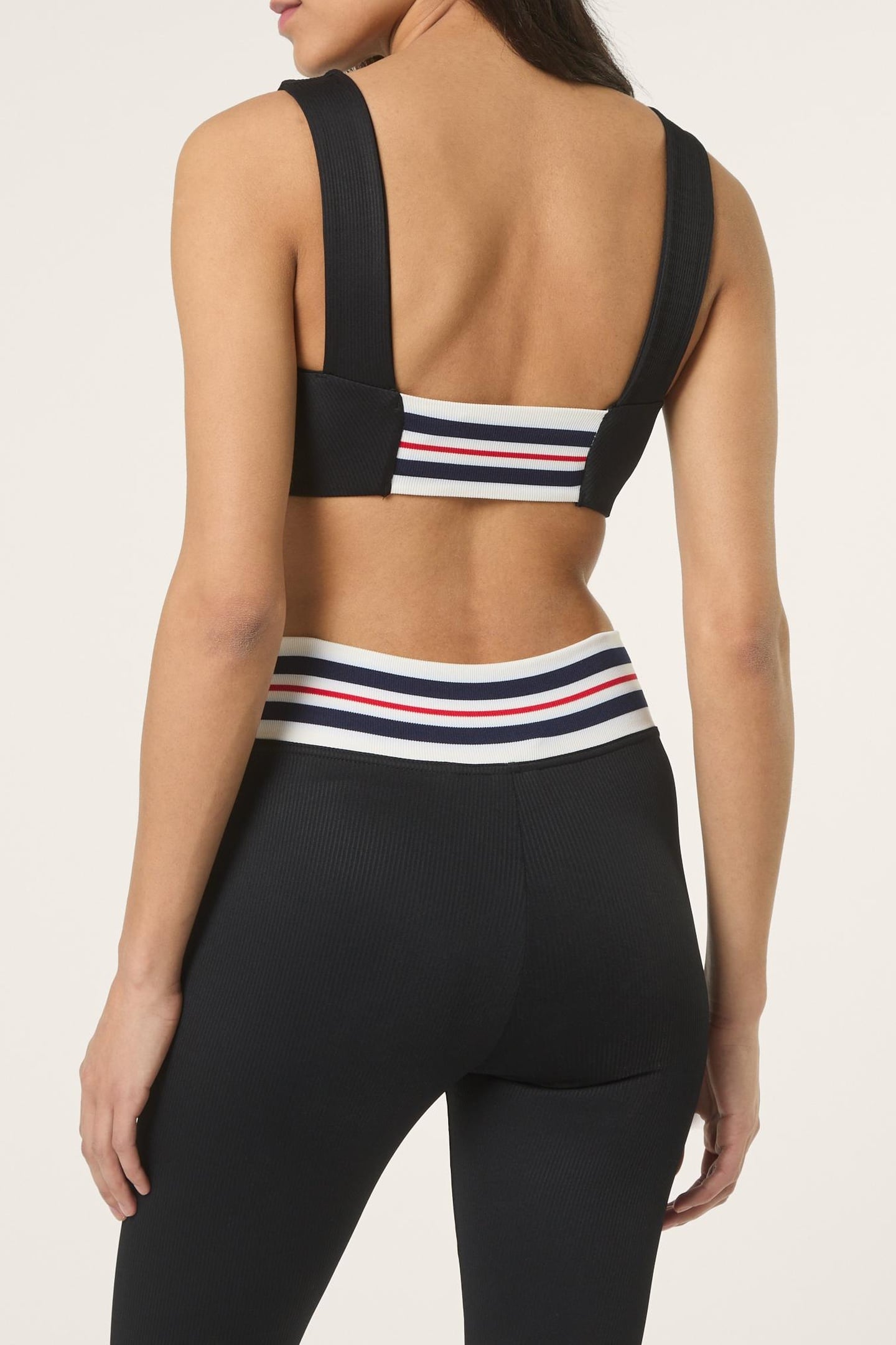 BIENTINA HERITAGE TAPE ACTIVE BRA TOP BLACK 3