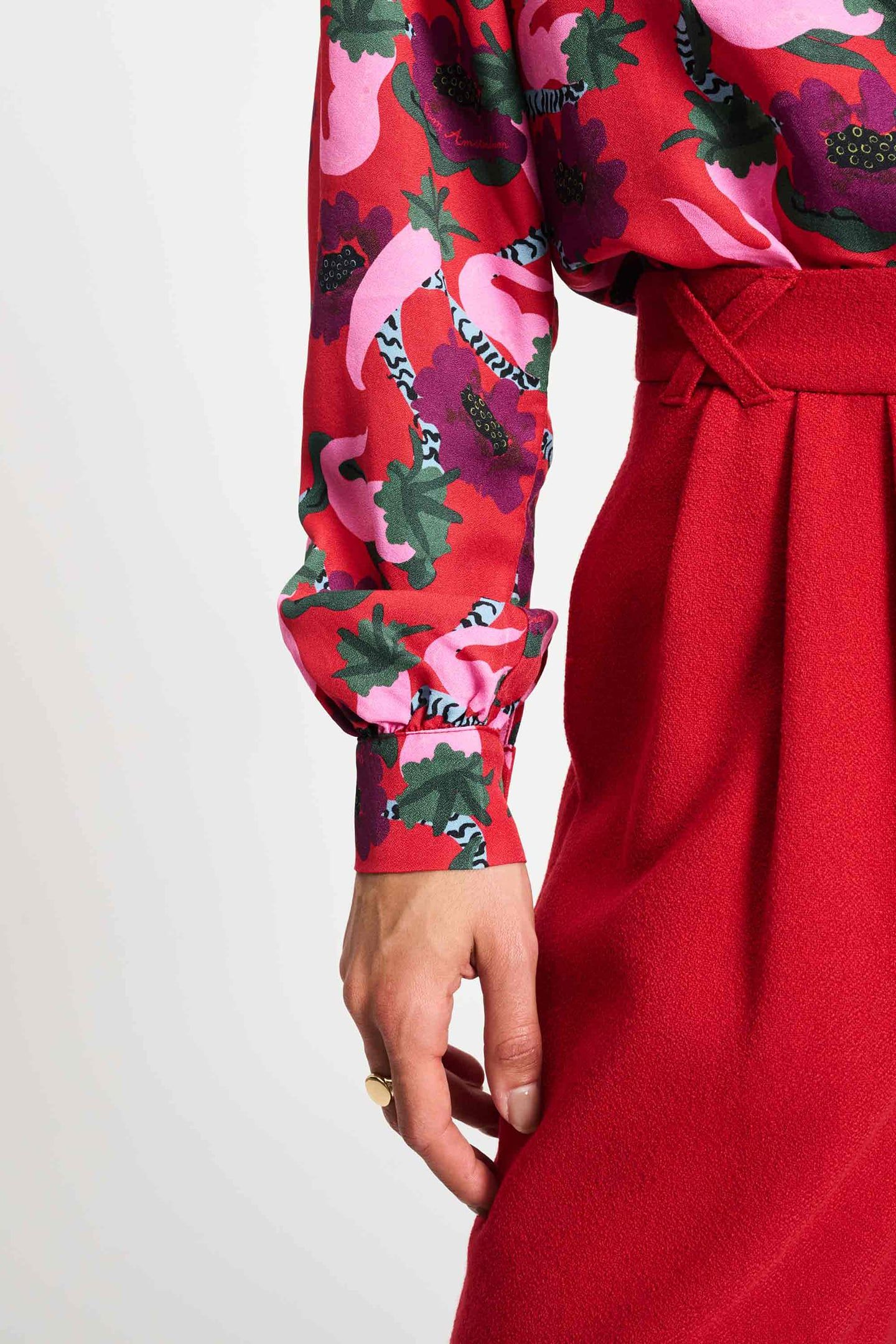 BLOUSE - VIOLET PICNIC DELIGHT RED 4