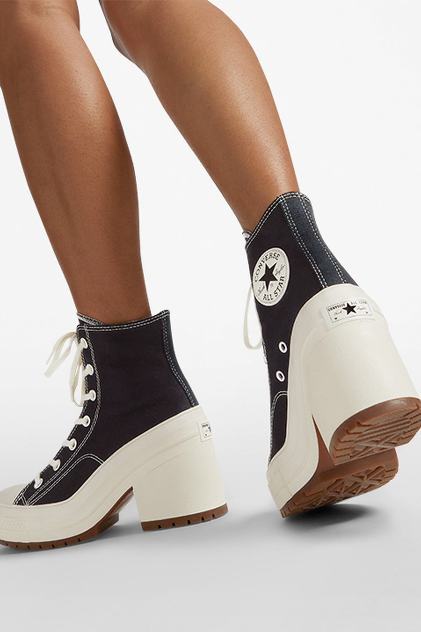 UNISEX CHUCK 70 DE LUXE HEEL HI BLACK/EGRET 5