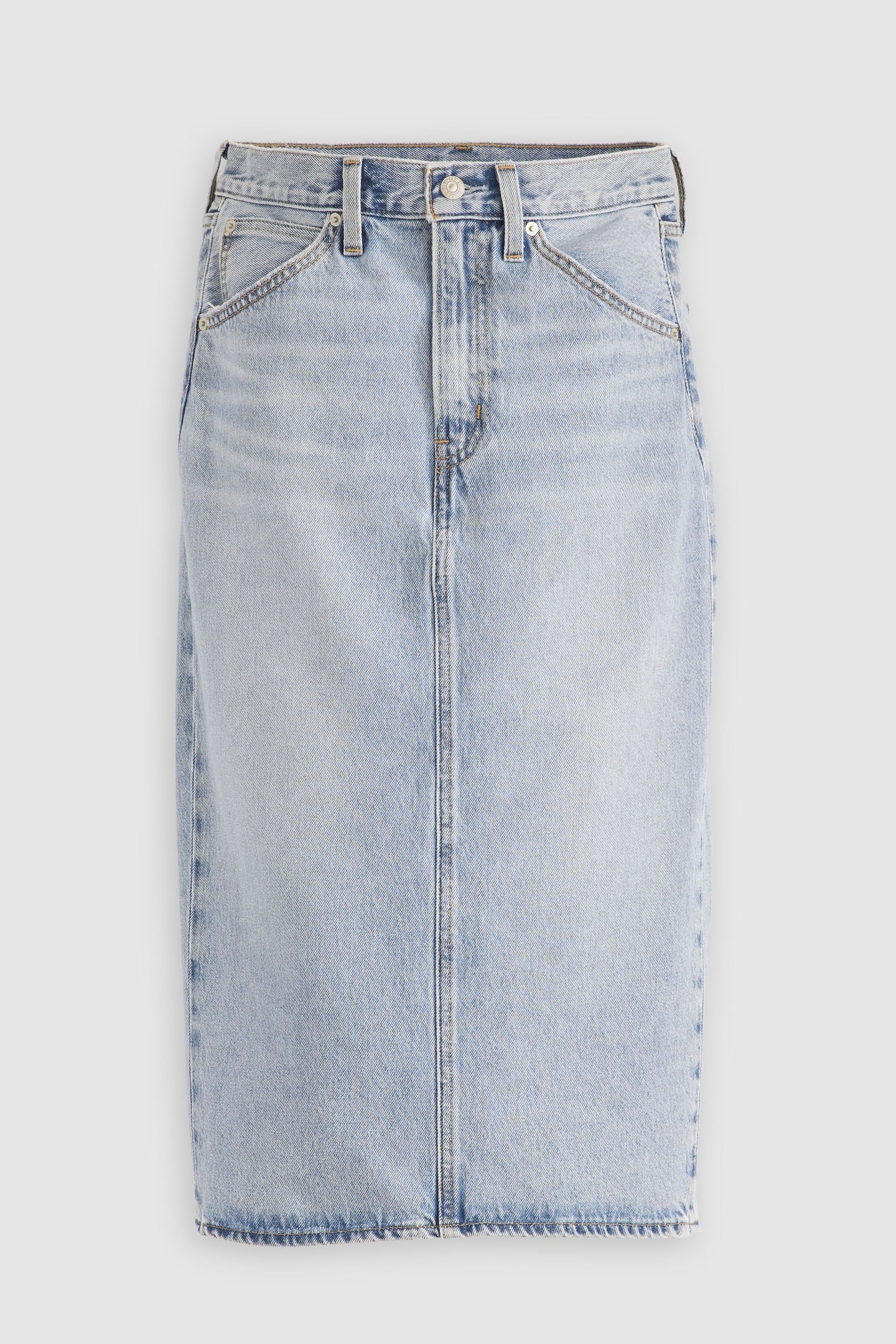 HIGH RISE BACK SLIT SKIRT 8