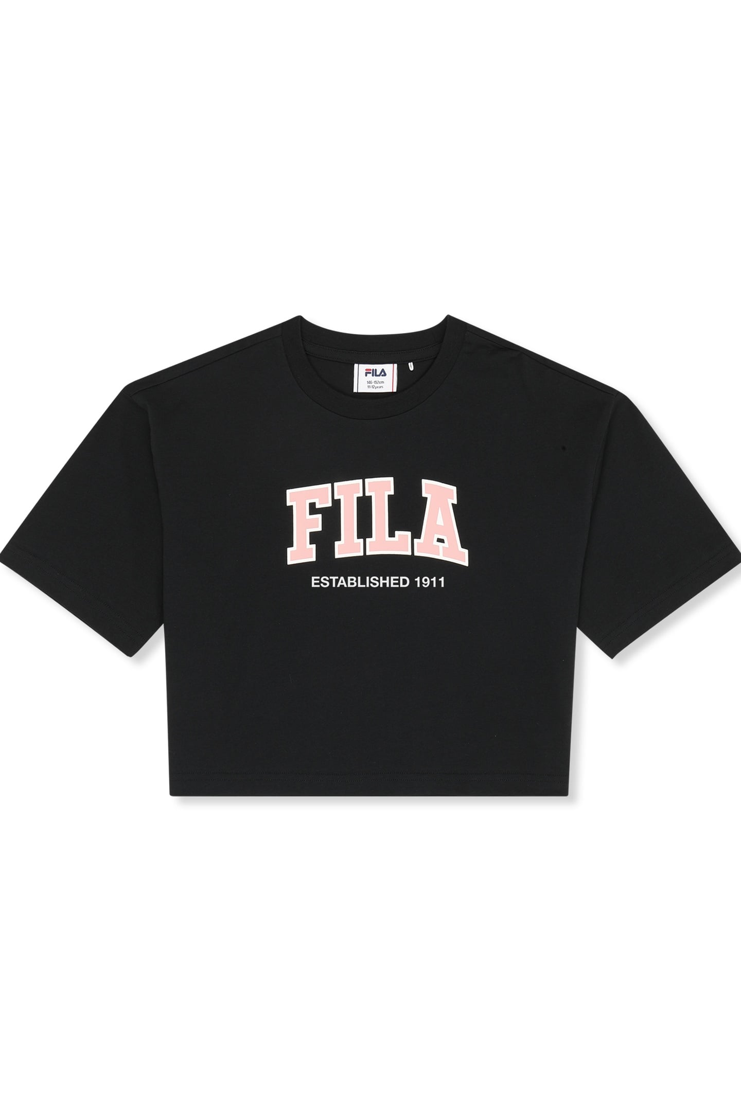 RIFREDI BOXY CROPPED GRAPHIC T-SHIRT BLACK 1