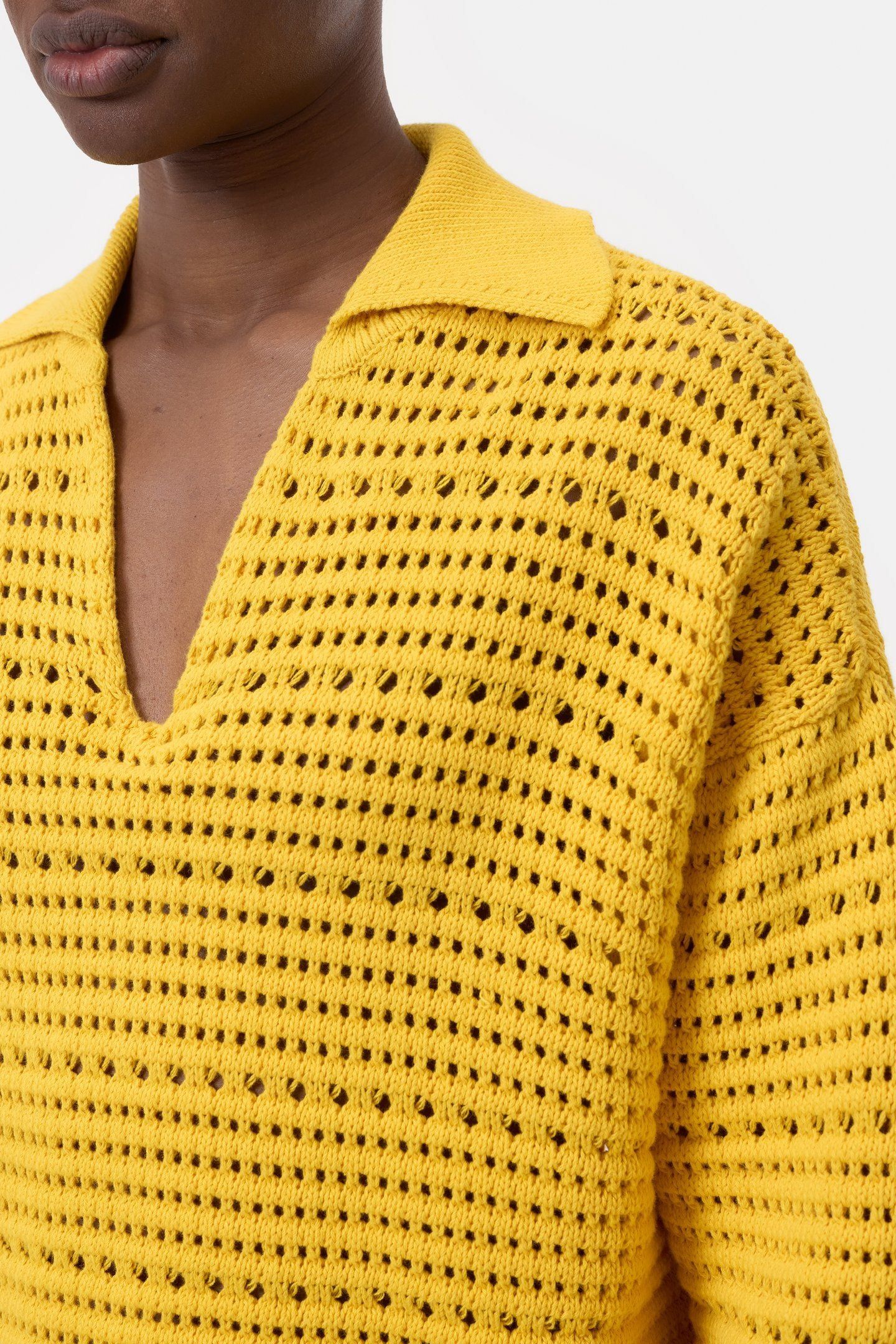 POLO LONGSLEEVE MANGO YELLOW 5