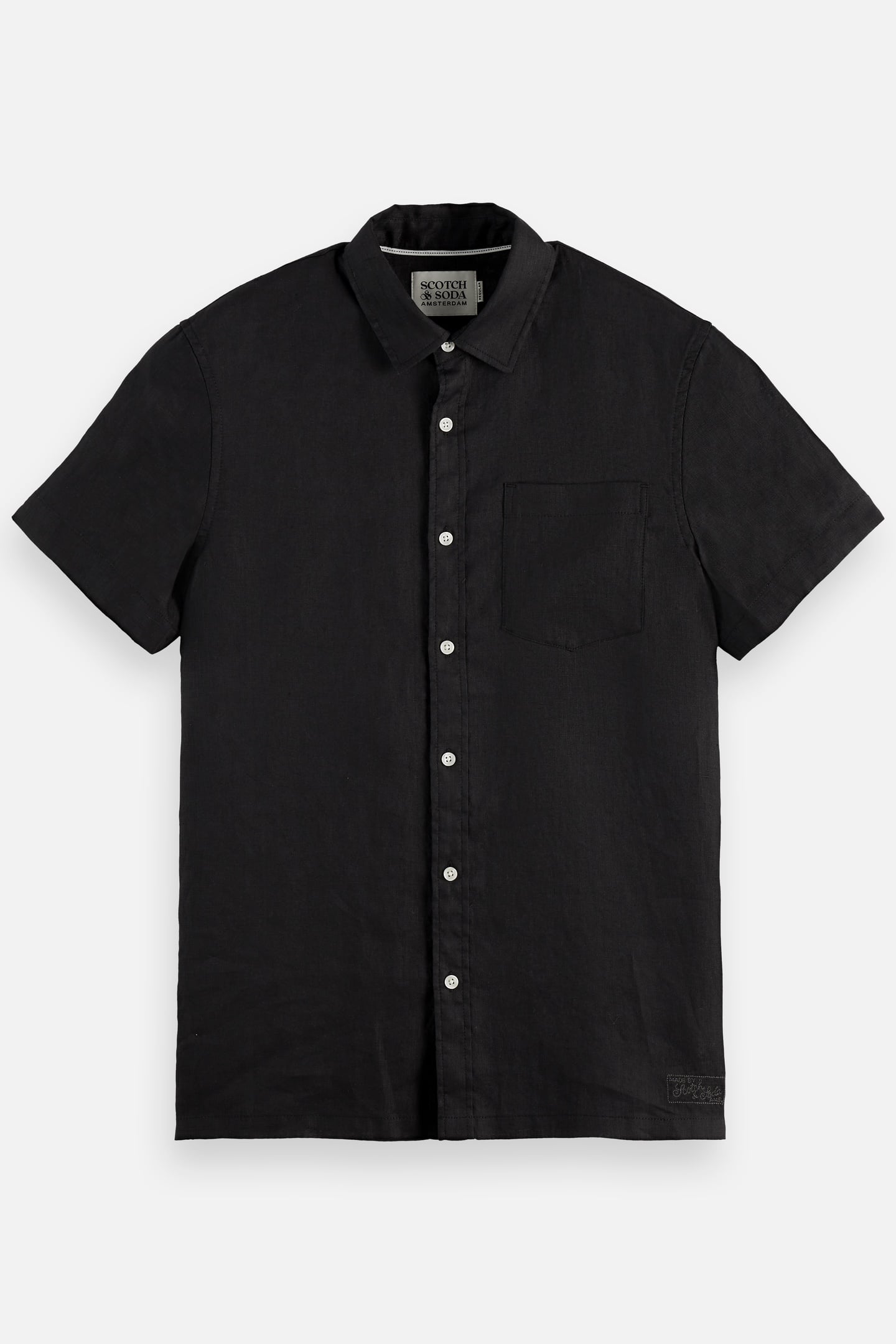 CORE LINEN SHIRT BLACK 5