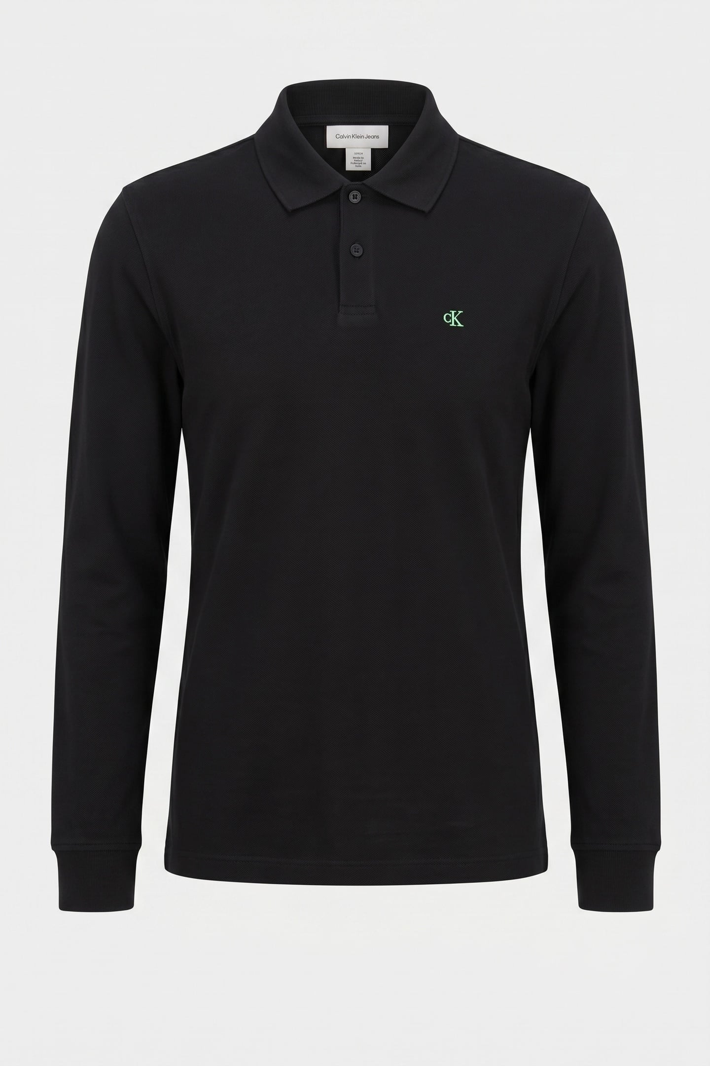 LS CASUAL PIQUE POLO BLACK 3