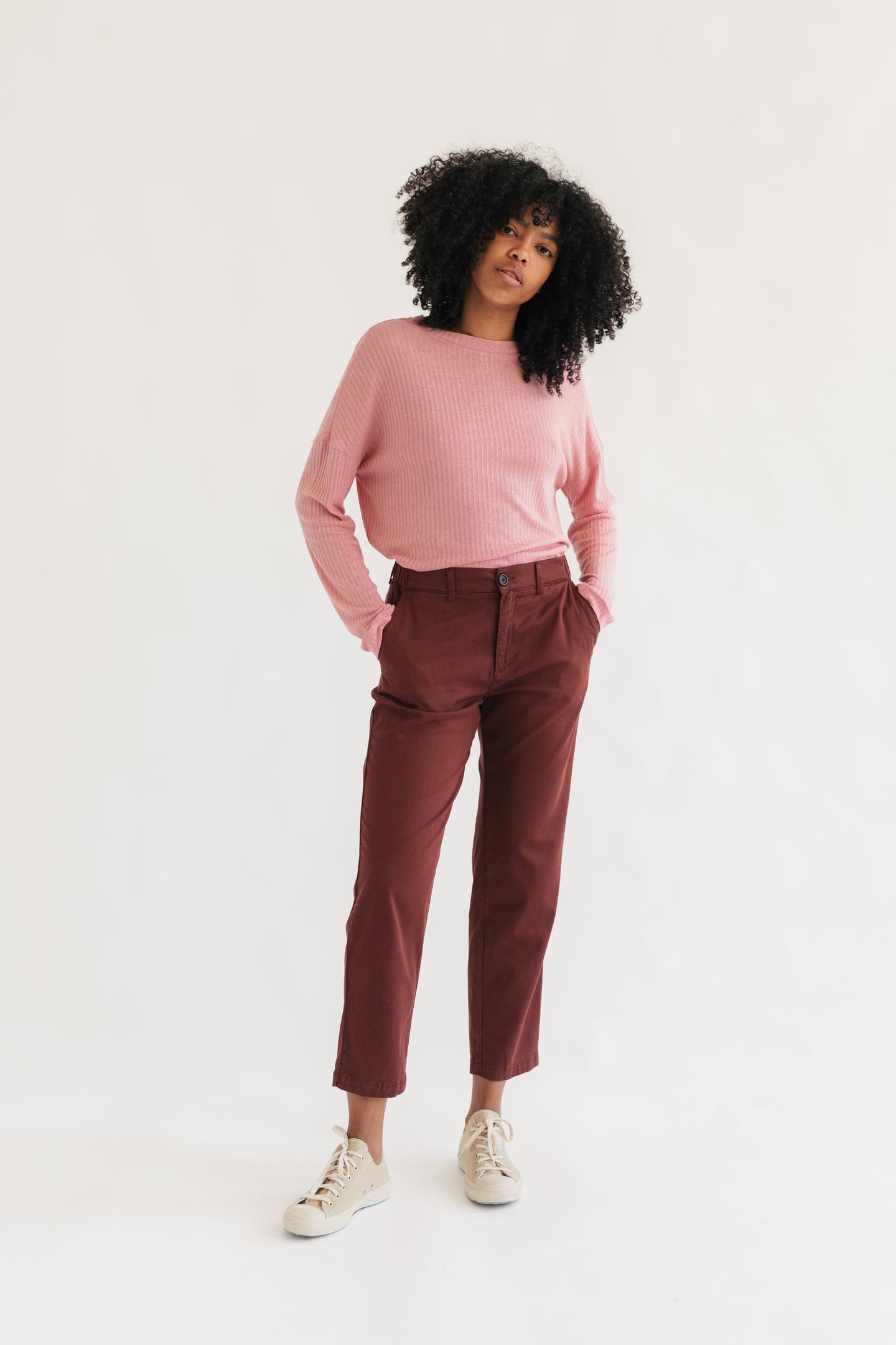 BOLSHEVIK PANTS BURGUNDY 2