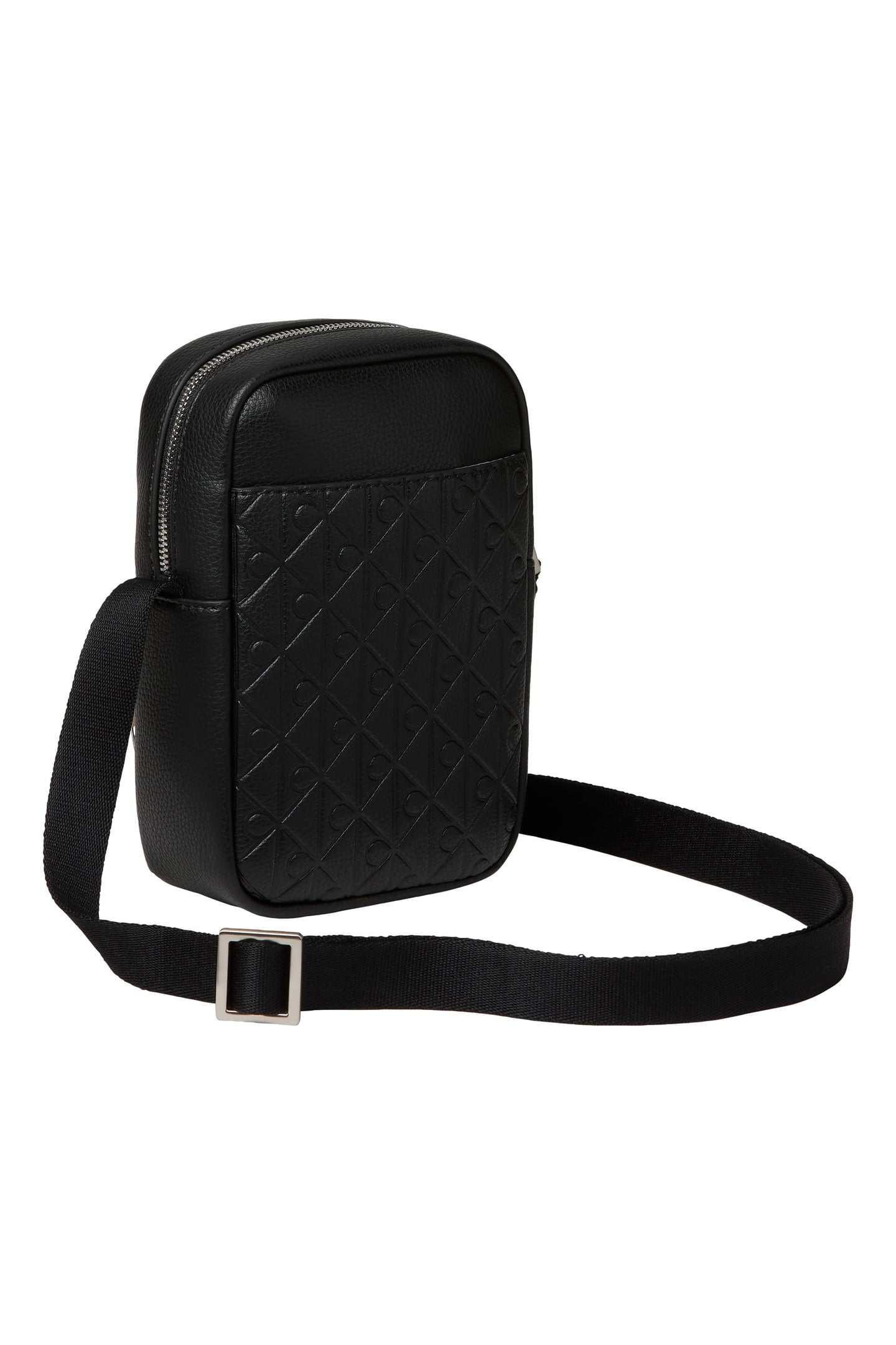 EMBLEM EMBOSS SLING BAG BLACK 2