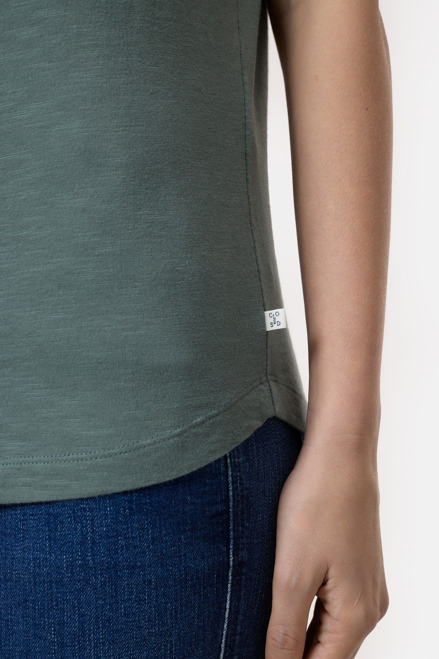 T SHIRT RAGLAN FADED GREEN 5