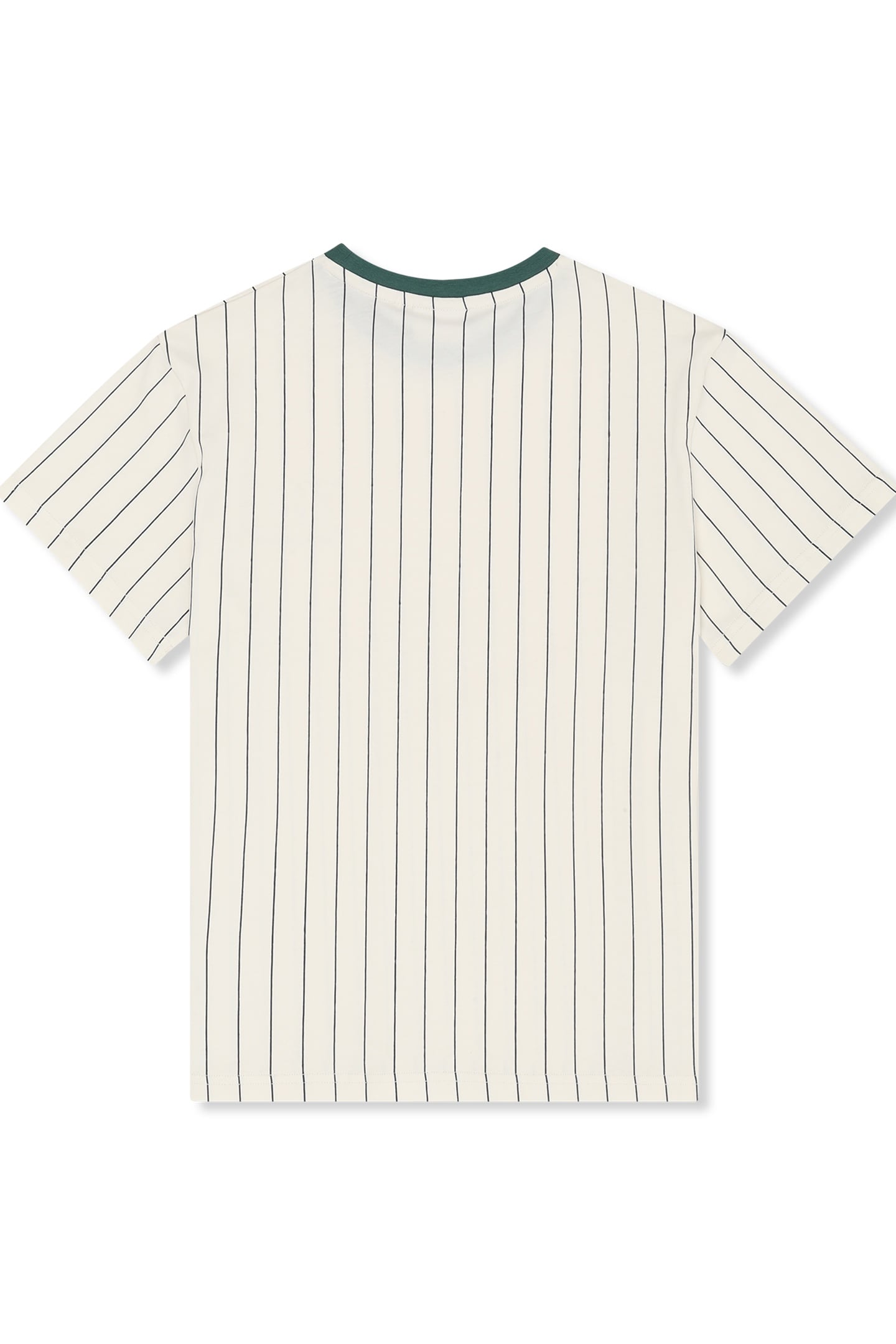 RIFREDI RELAXED GRAPHIC PINSTRIPED T-SHIRT EGRET / BLACK IRI 2