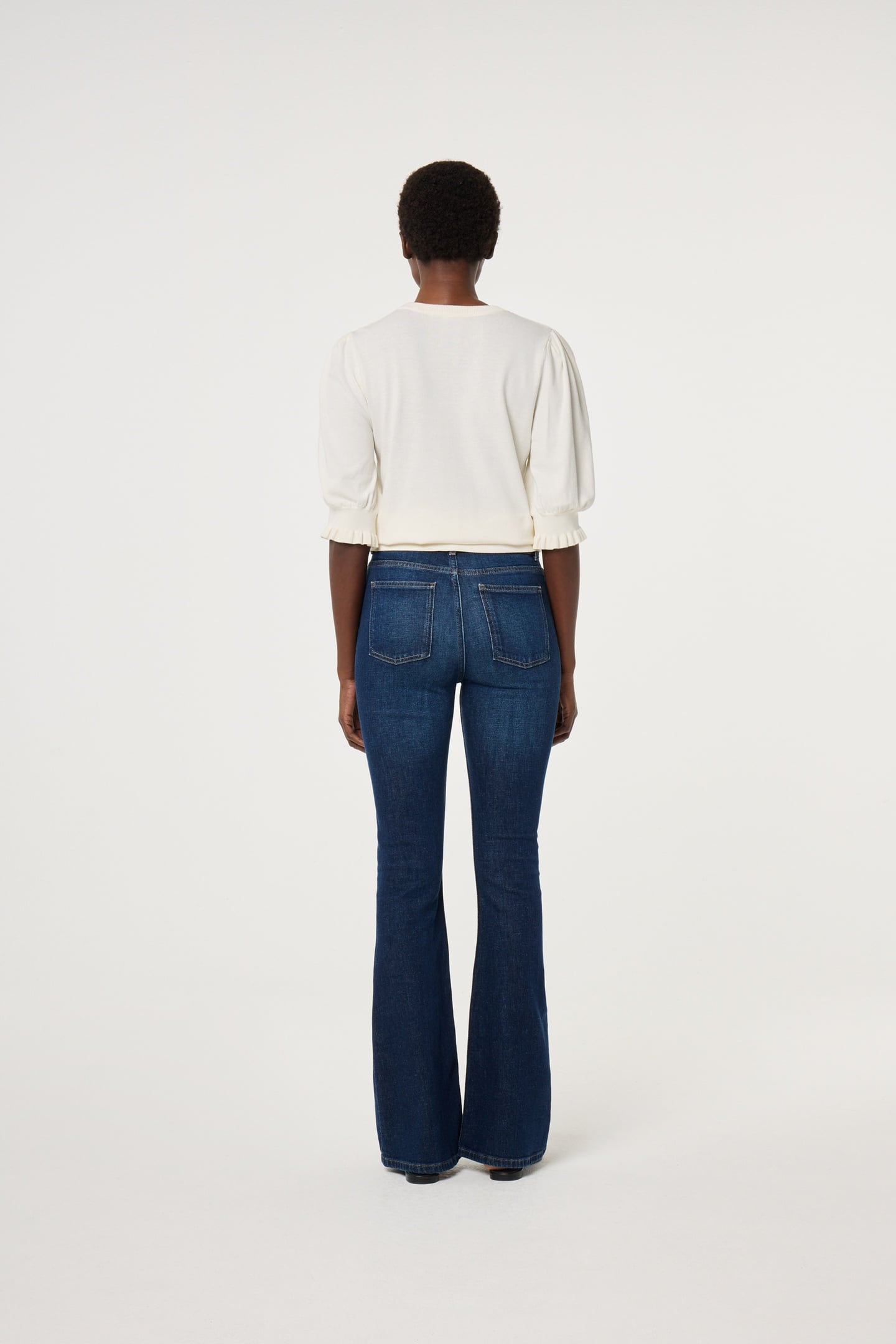 MOLLY SHORT SLEEVE PULLOVER COSY WHITE 3