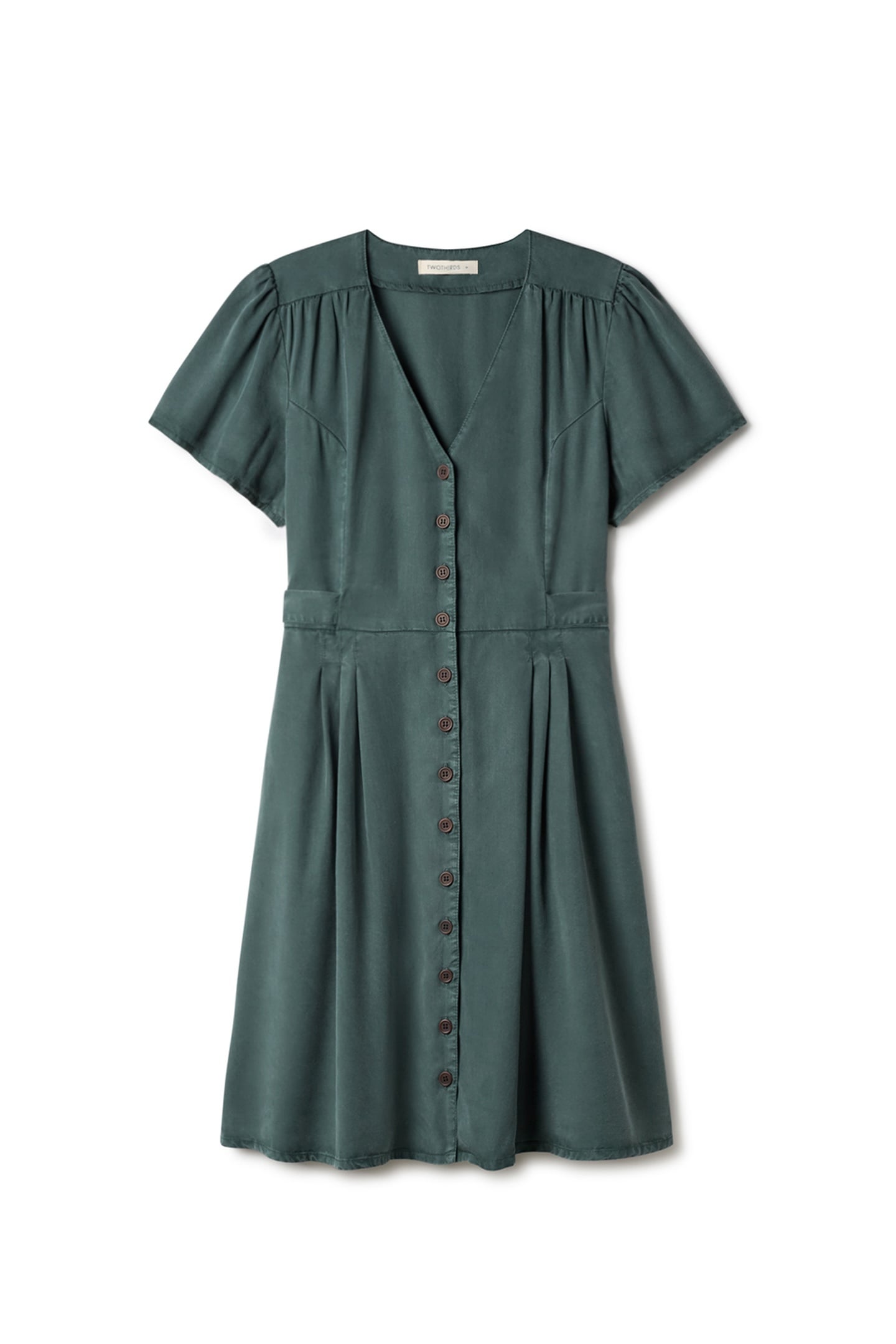 BORSSELEN DRESS FOREST GREEN 3
