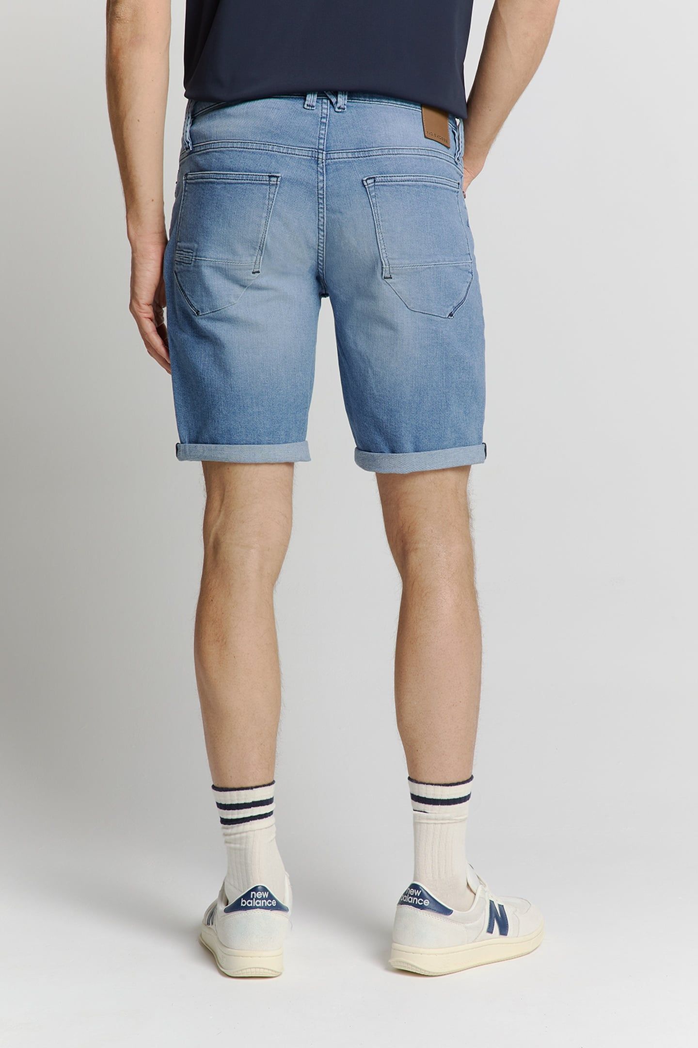 SHORT DENIM STRETCH BLEACH DENIM 3