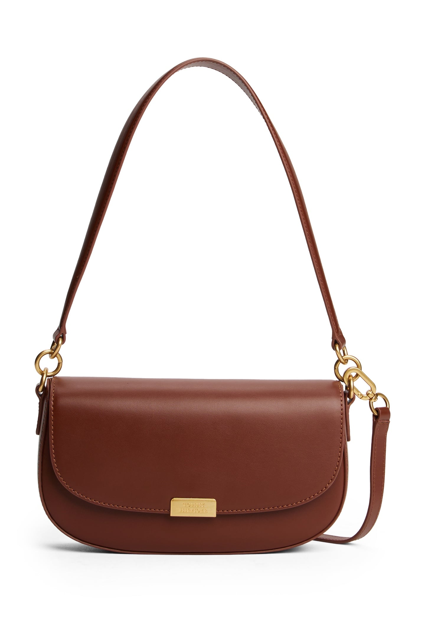 ICONIC LEATHER CROSSBODY BAG WINTER COGNAC 1