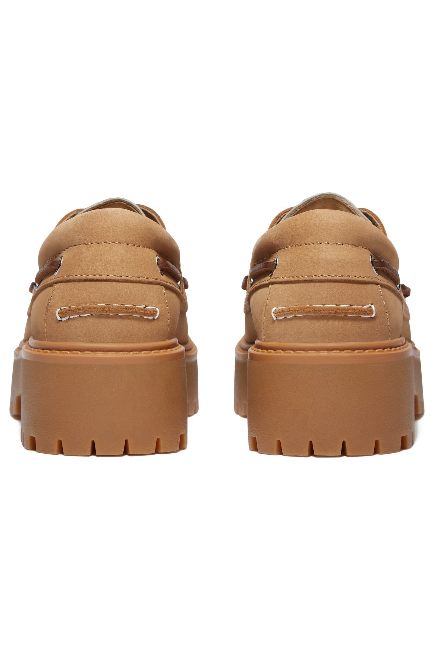 STONE STREET BOAT SHOE MEDIUM BEIGE NUBUCK 5