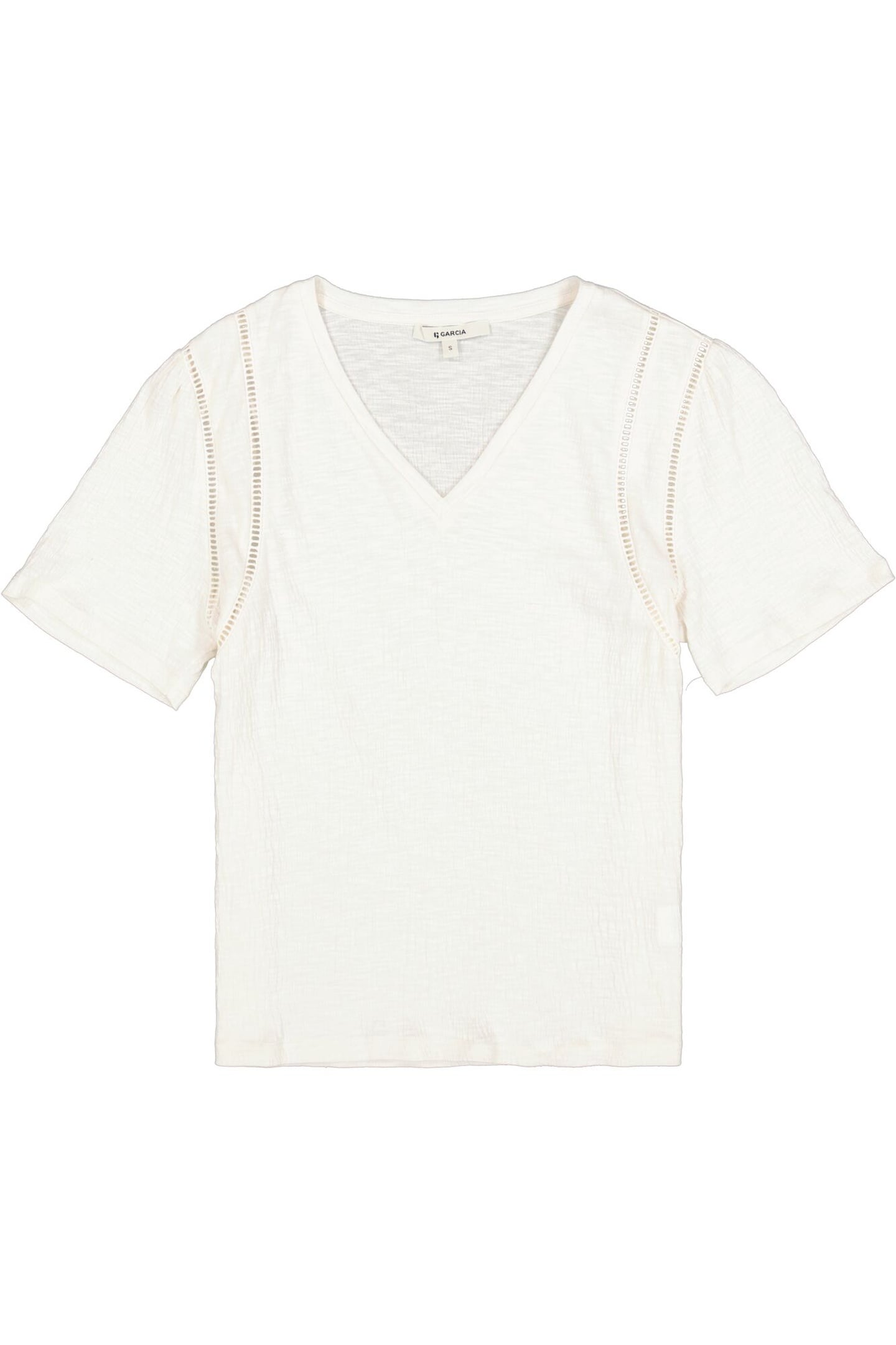 LADIES T-SHIRT SS ECRU 4