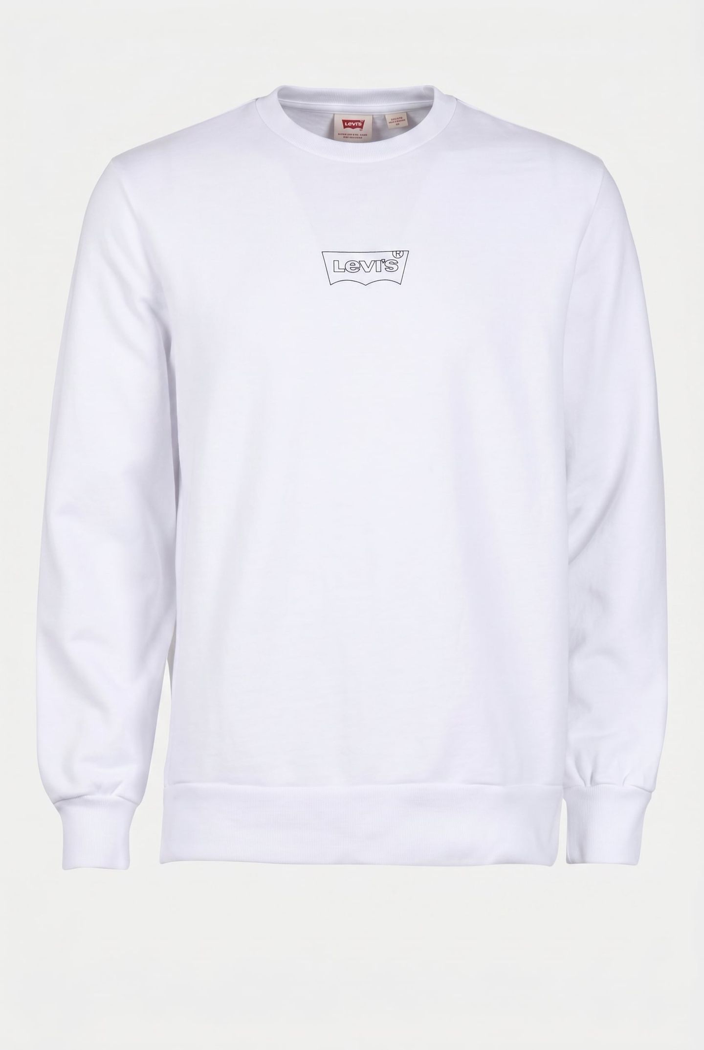 GRAPHIC SWEATSHIRT BATWING OUTLINED WHITE 3